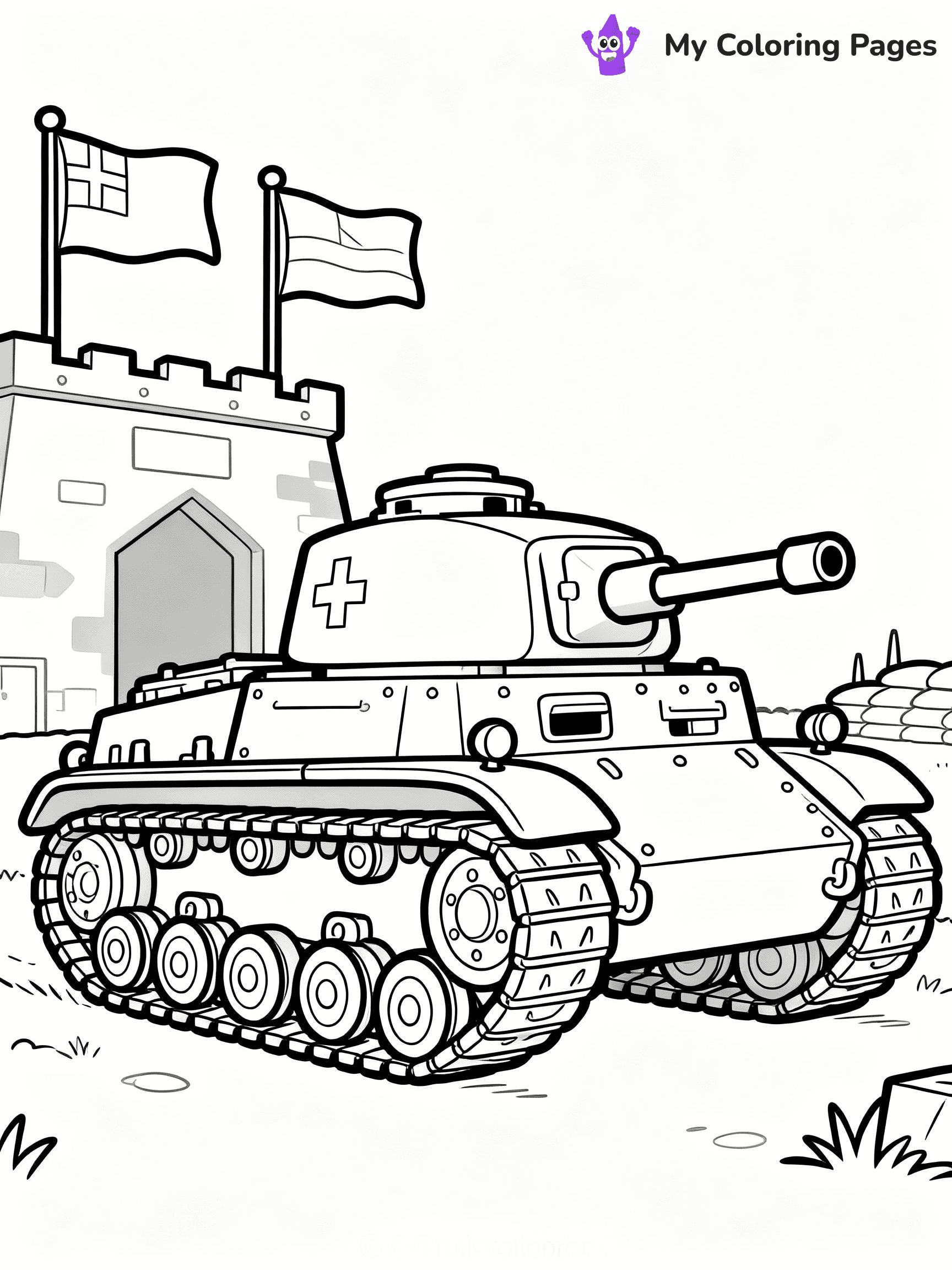 Tank Coloring Pages - 11