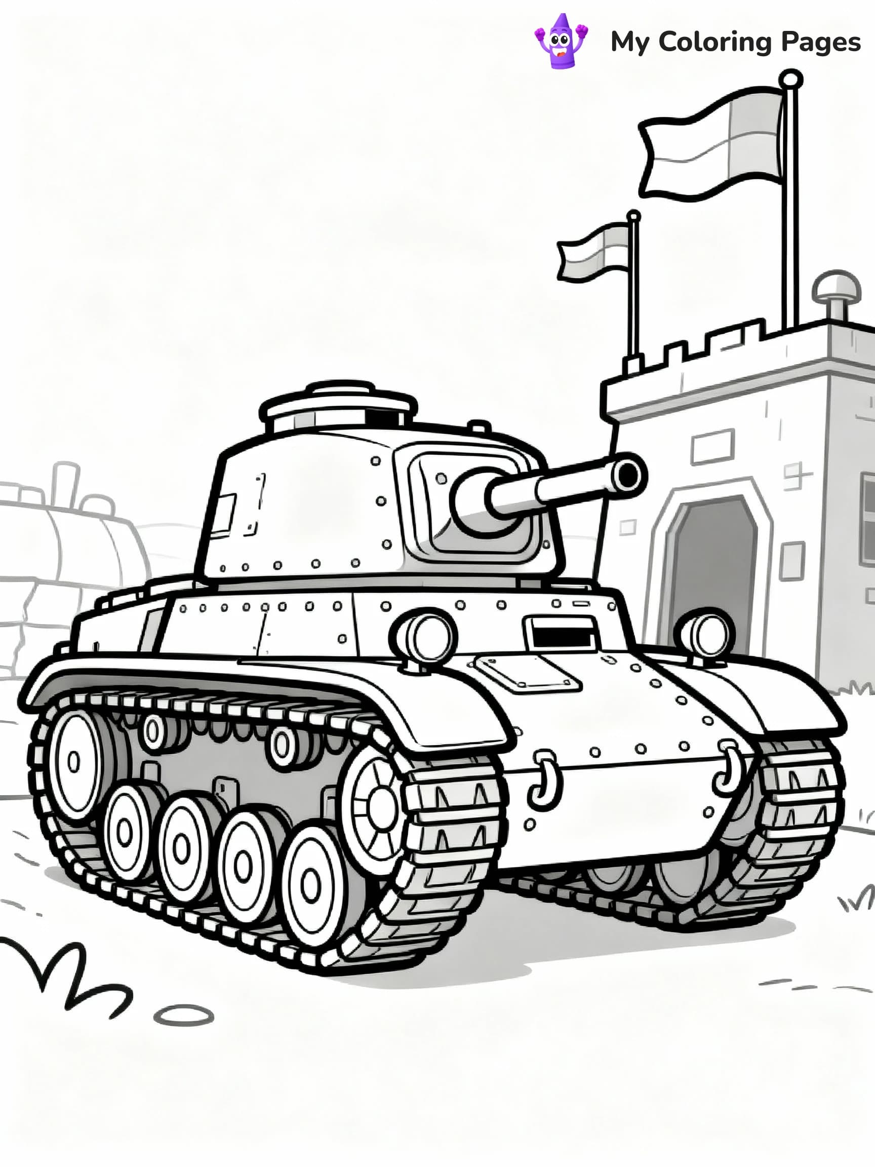 Tank Coloring Pages - 10