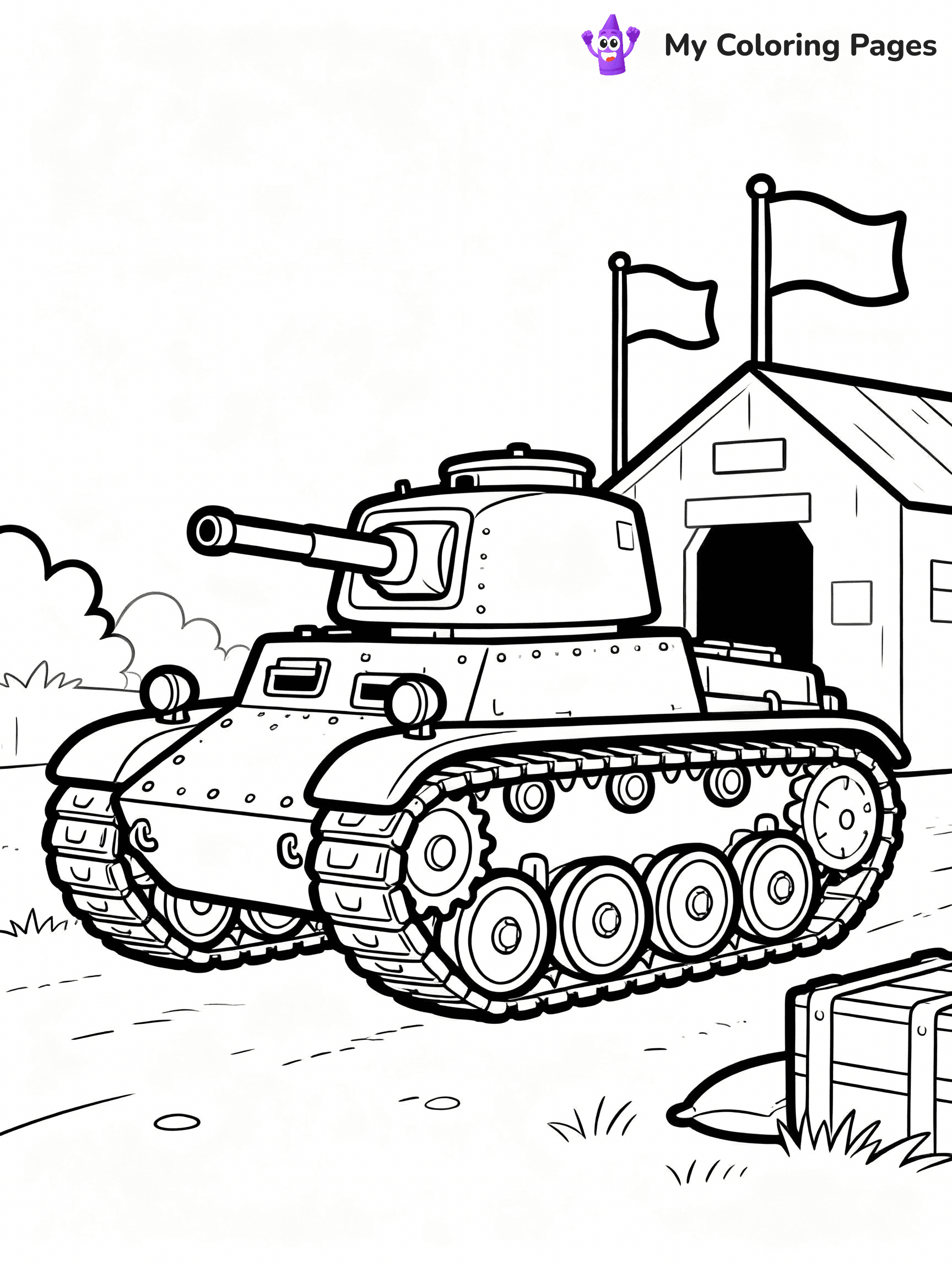 Tank Coloring Pages - 8