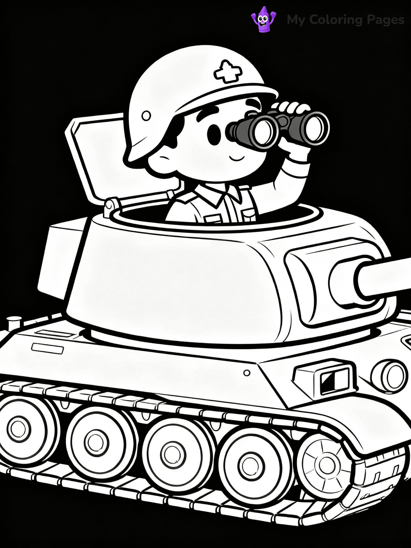 Tank Coloring Pages - 6