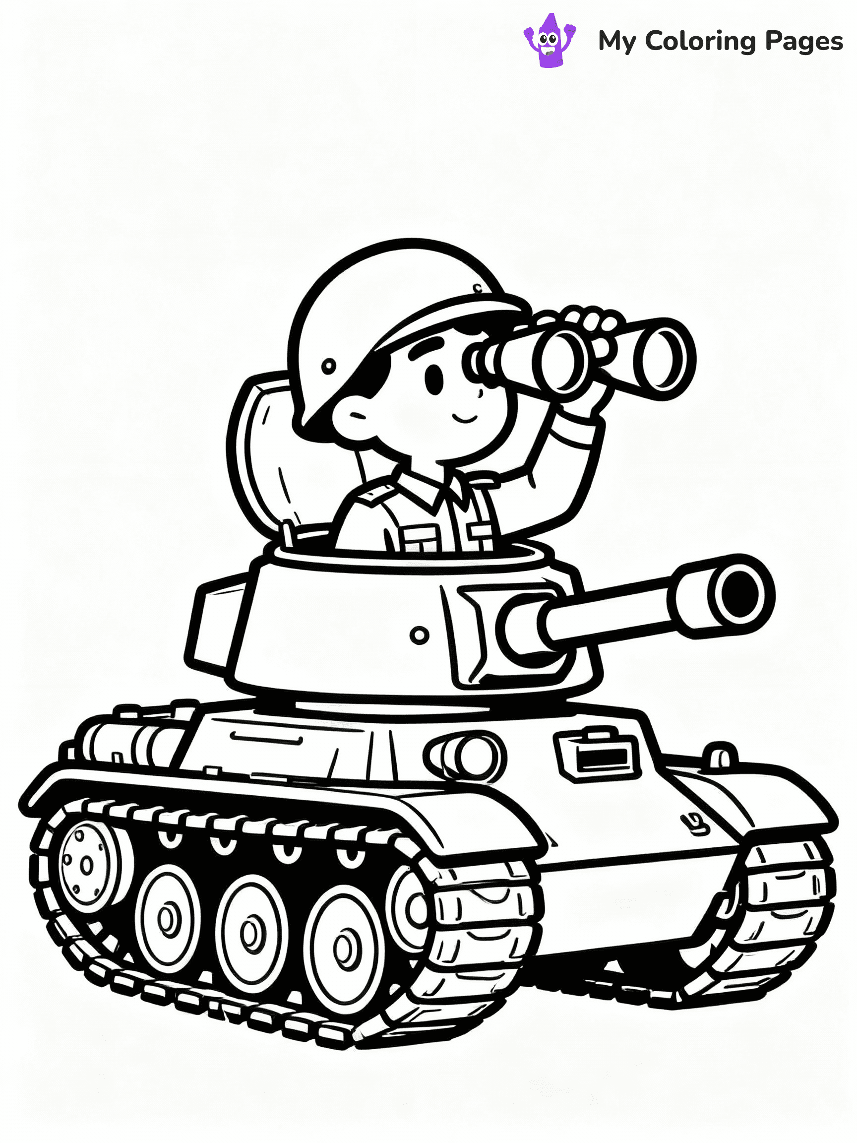 Tank Coloring Pages - 3
