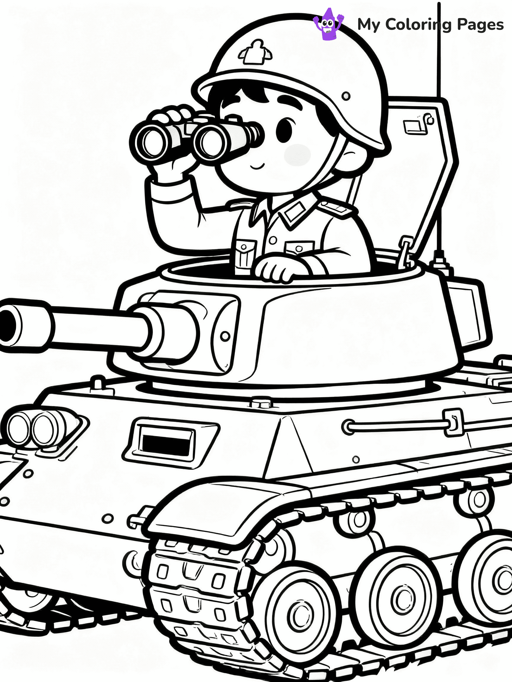 Tank Coloring Pages - 2