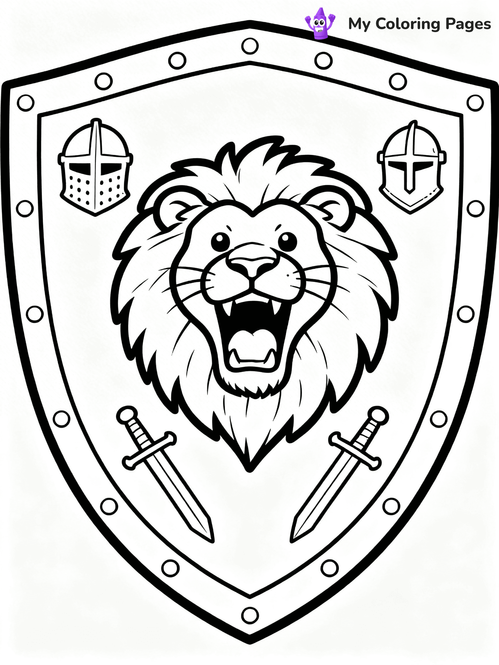 Shield Coloring Pages - 25