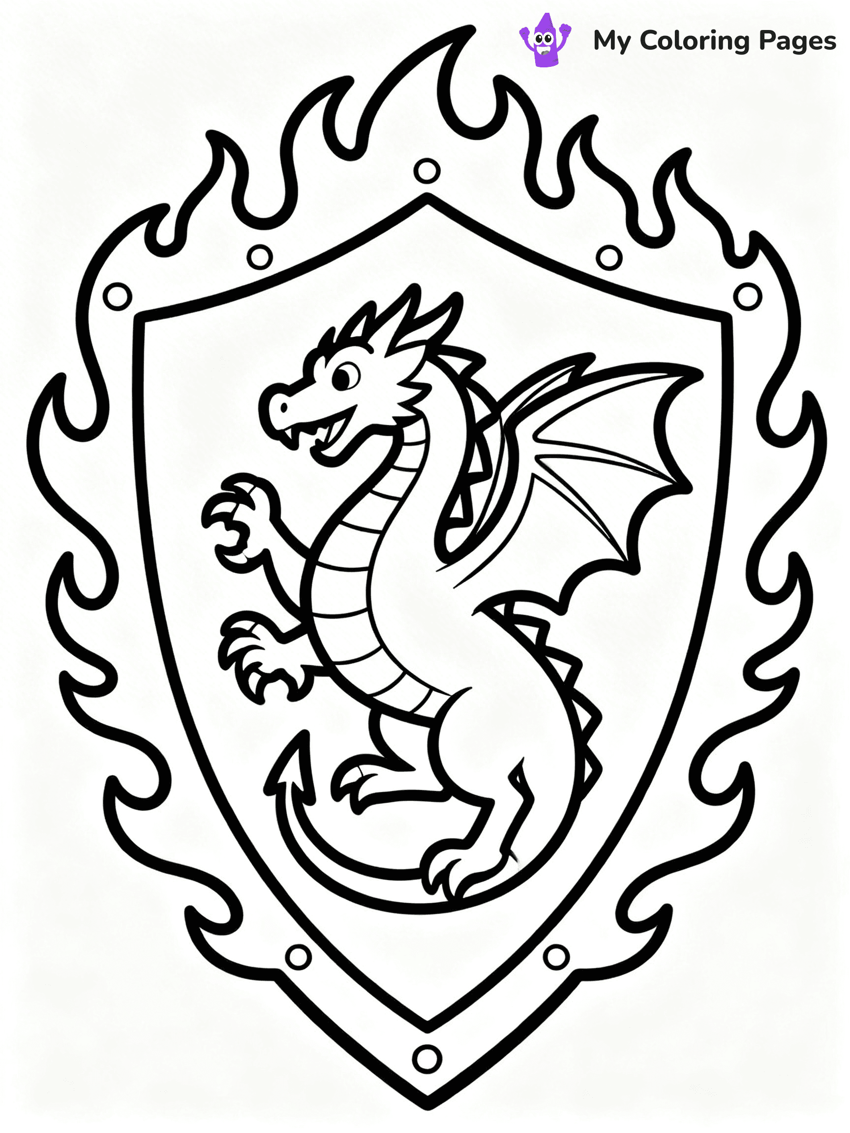 Shield Coloring Pages - 23