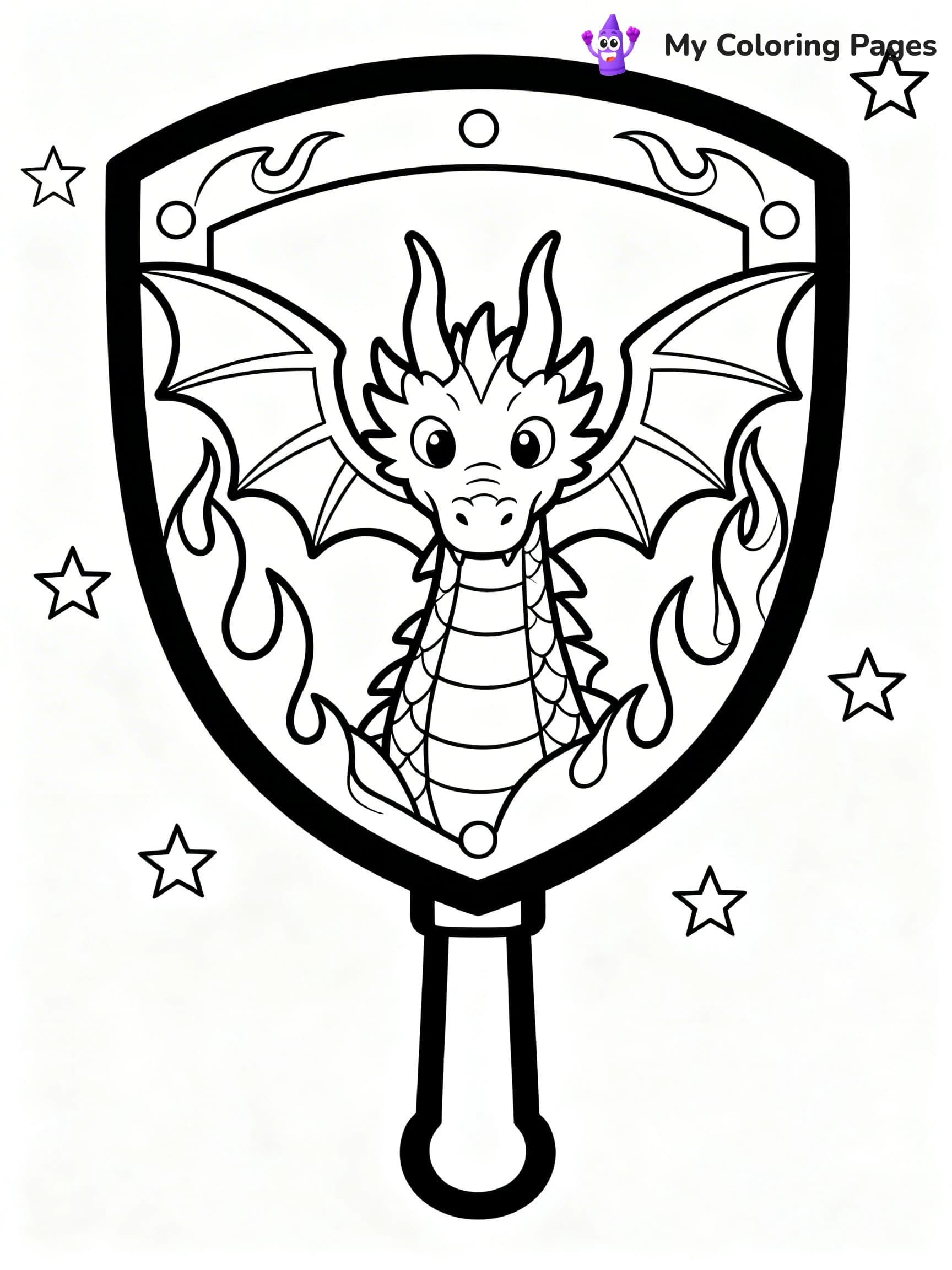 Shield Coloring Pages - 24