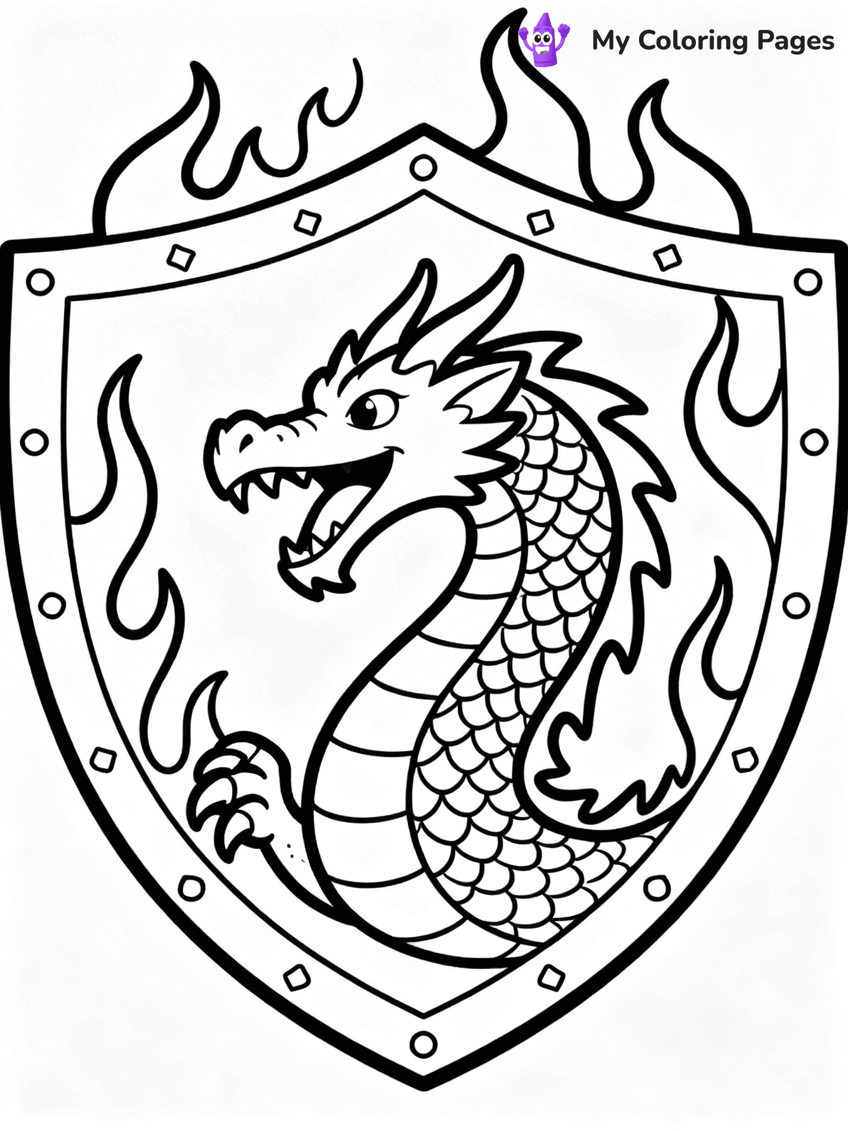 Shield Coloring Pages - 20