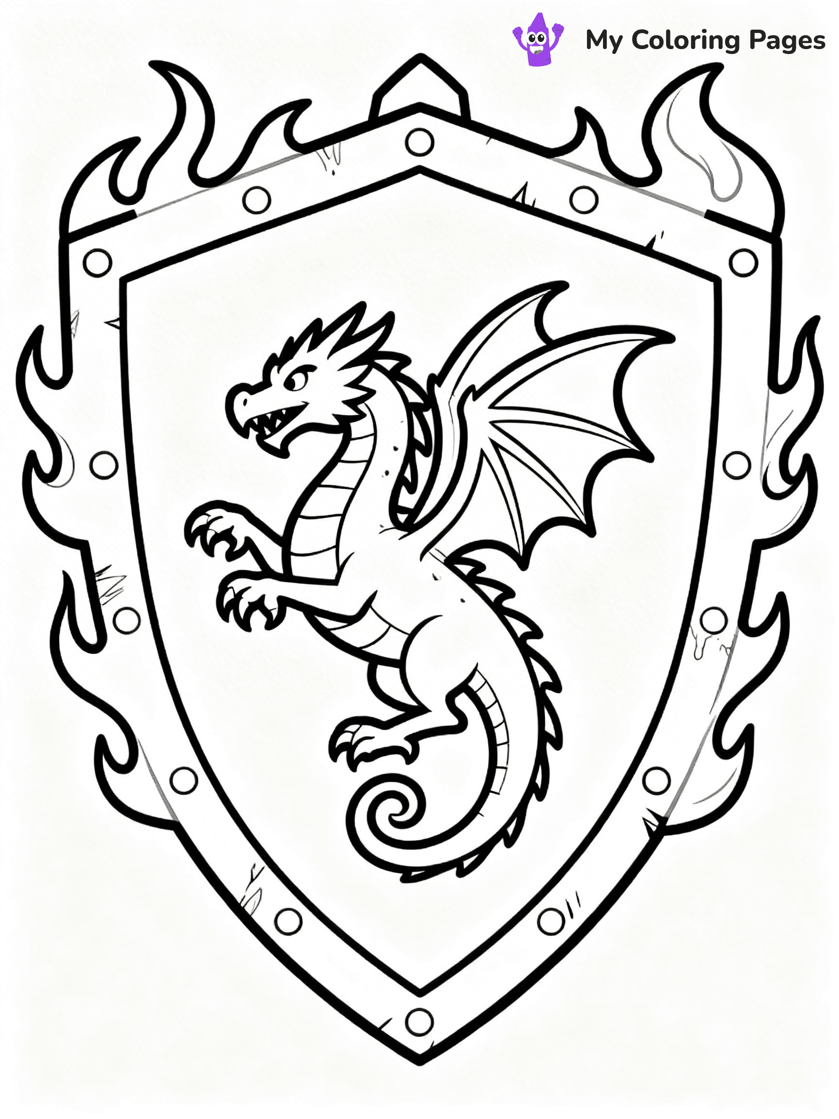 Shield Coloring Pages - 19