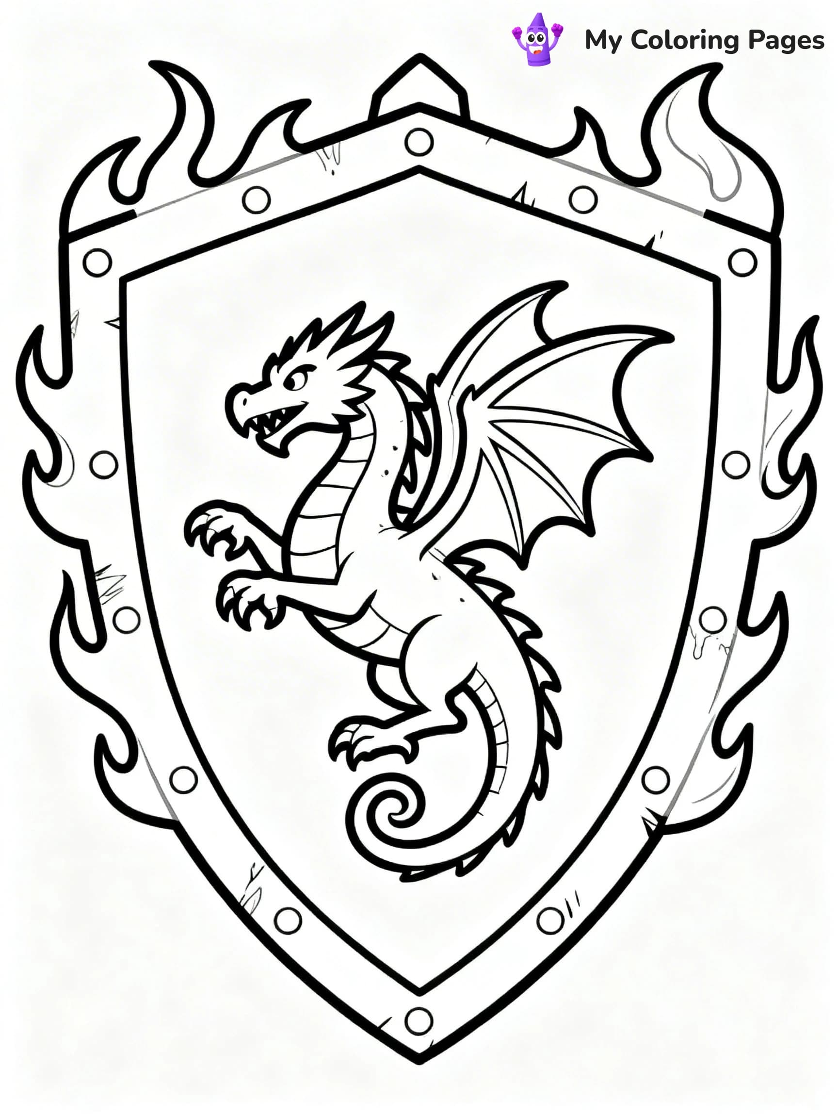 Shield Coloring Pages - 23