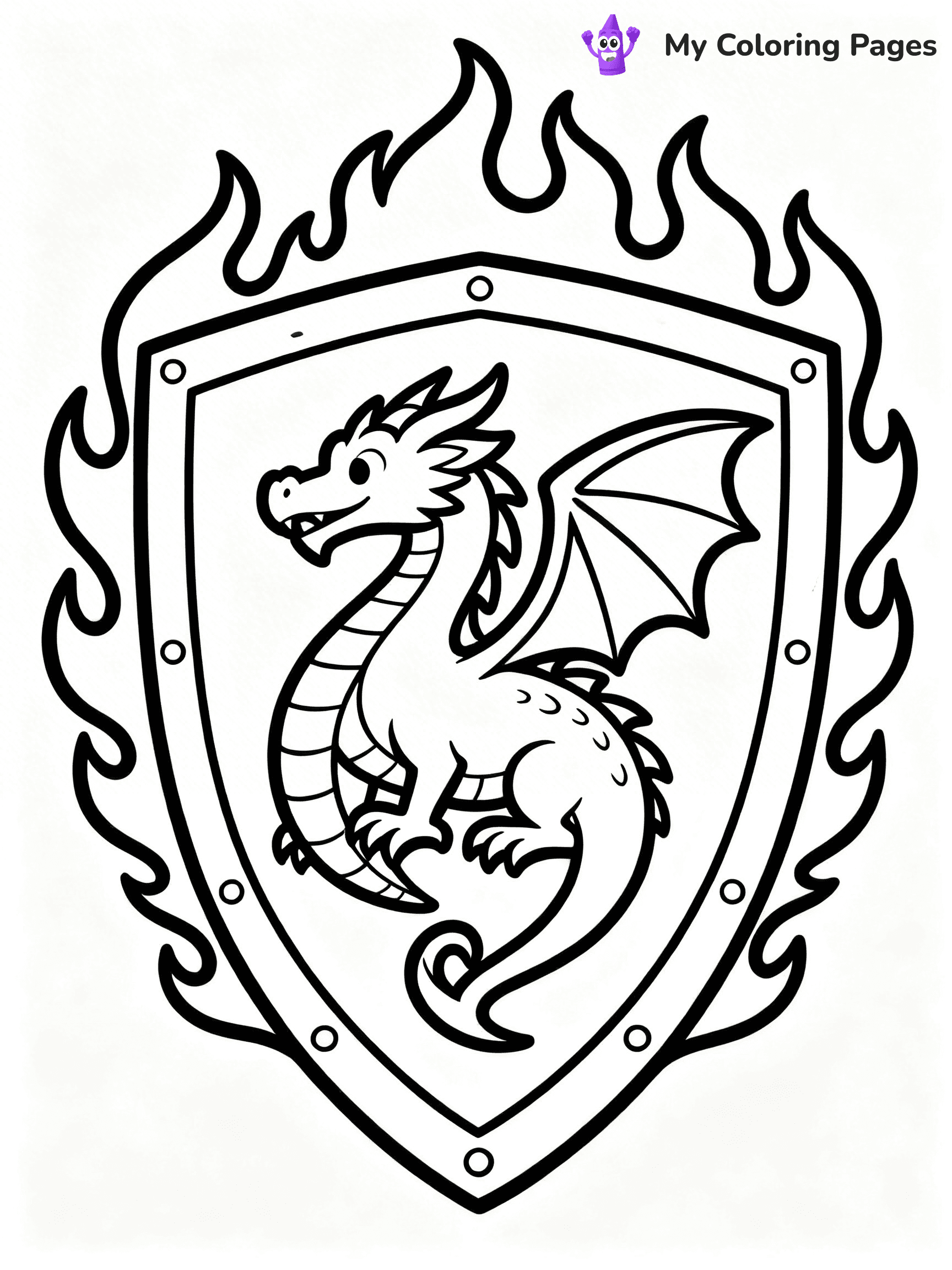 Shield Coloring Pages - 18