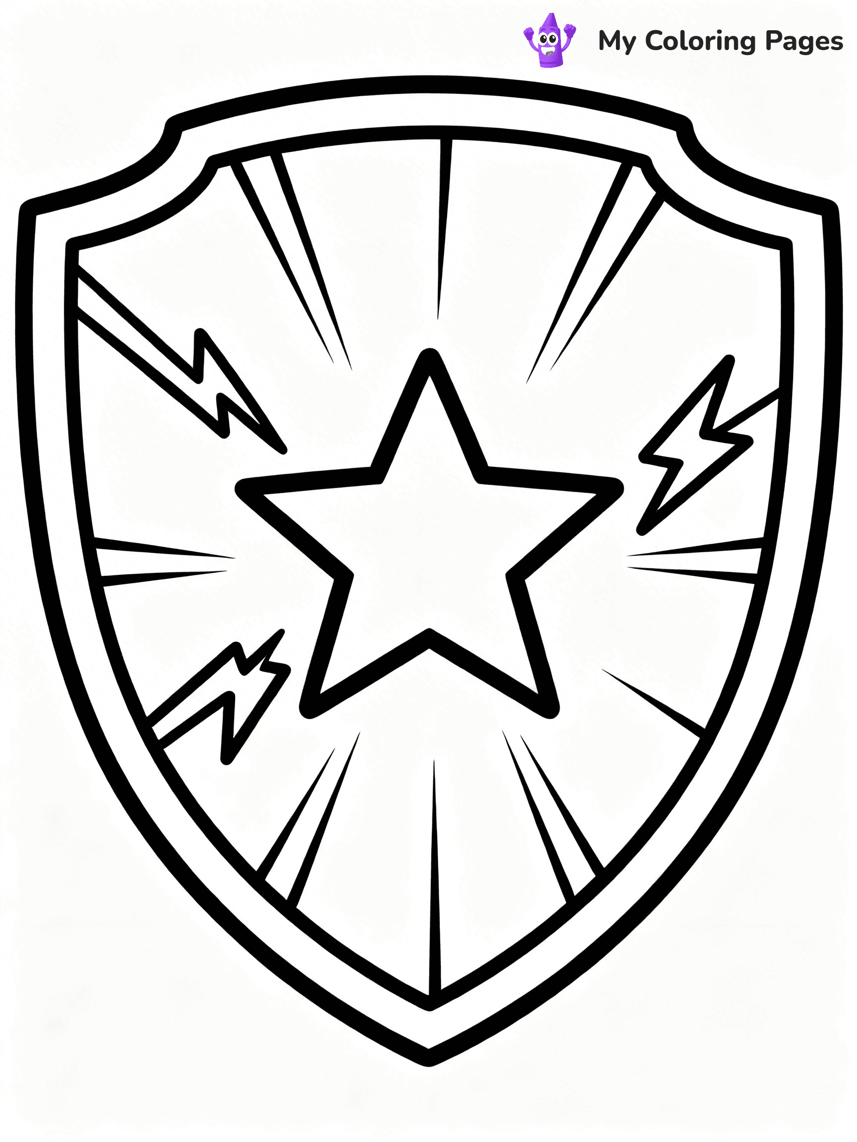 Shield Coloring Pages - 17