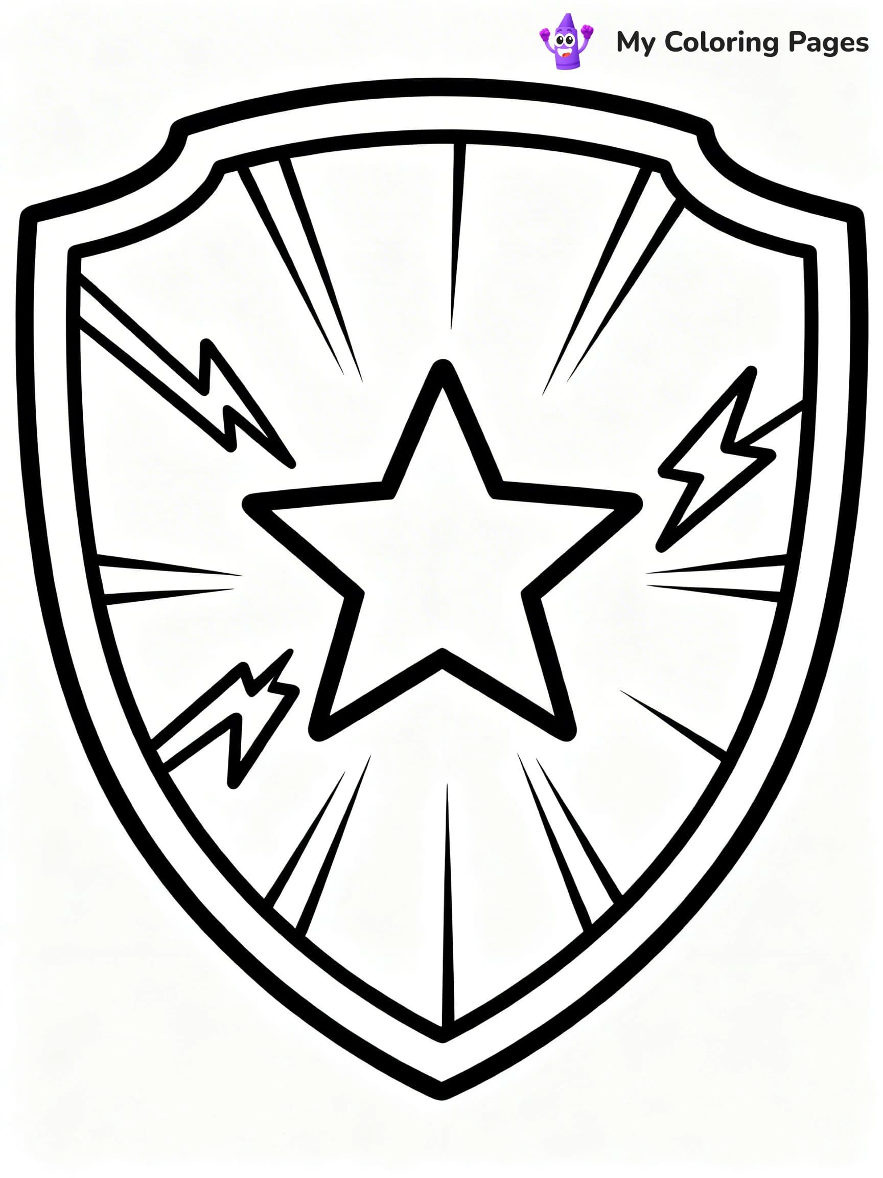Shield Coloring Pages - 22
