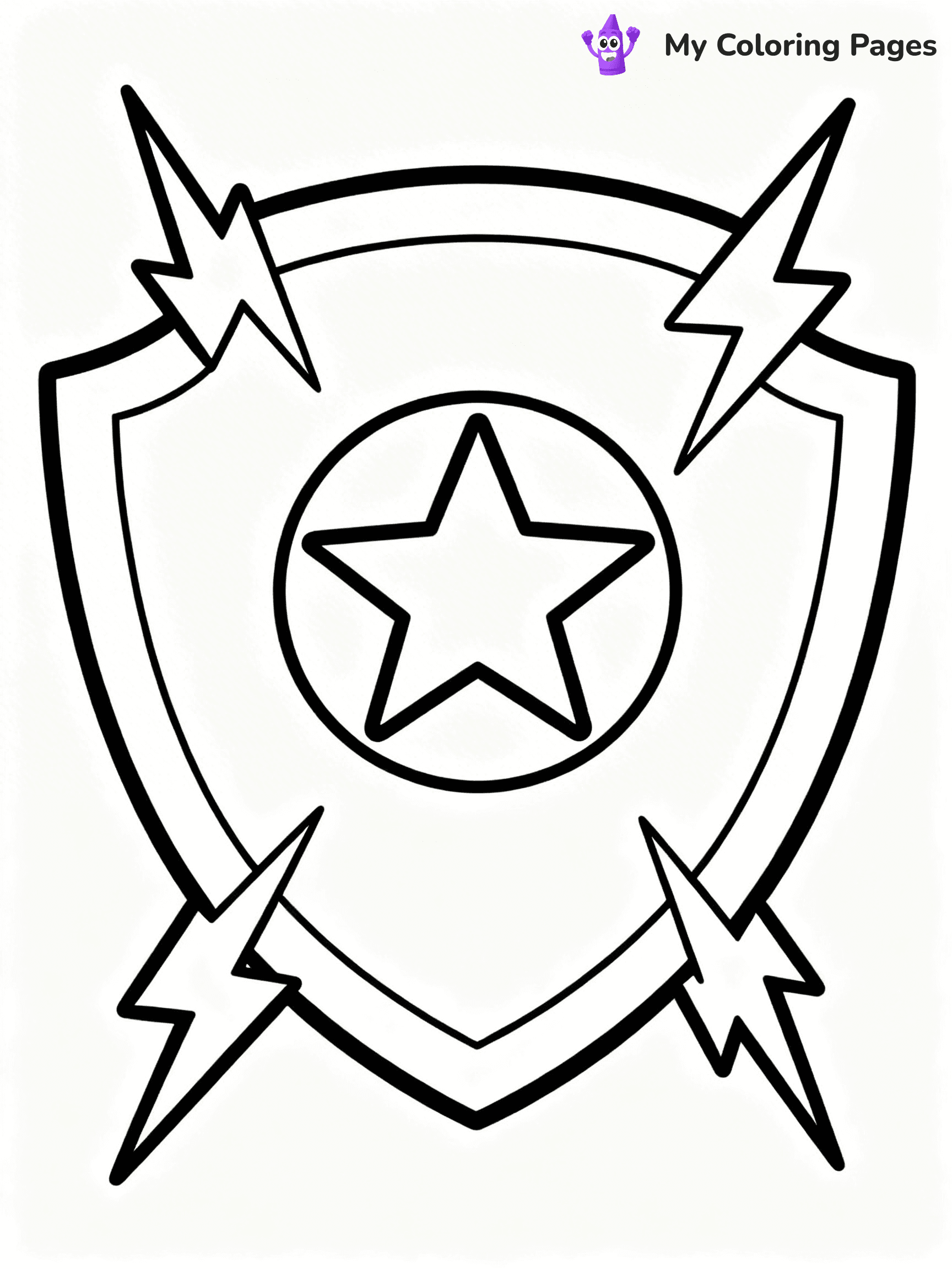 Shield Coloring Pages - 16