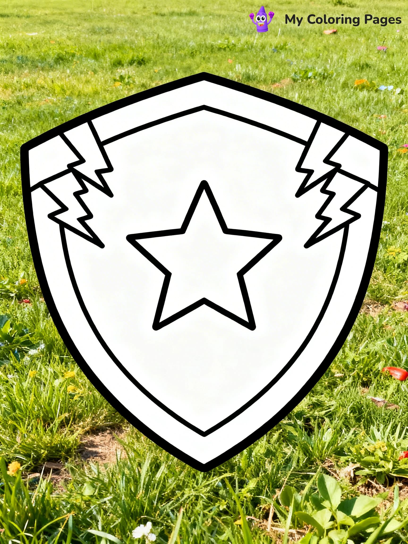 Shield Coloring Pages - 18