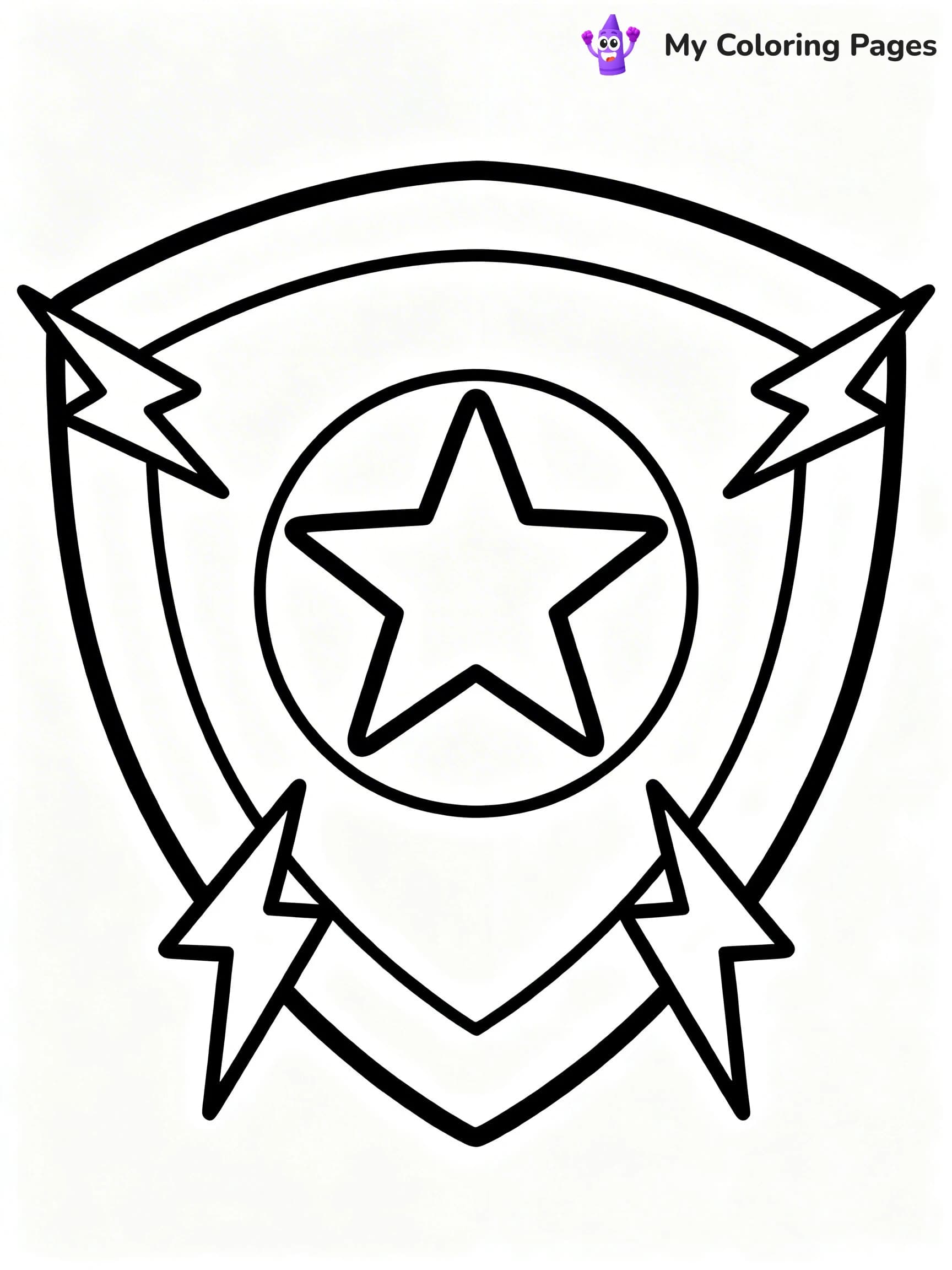 Shield Coloring Pages - 17