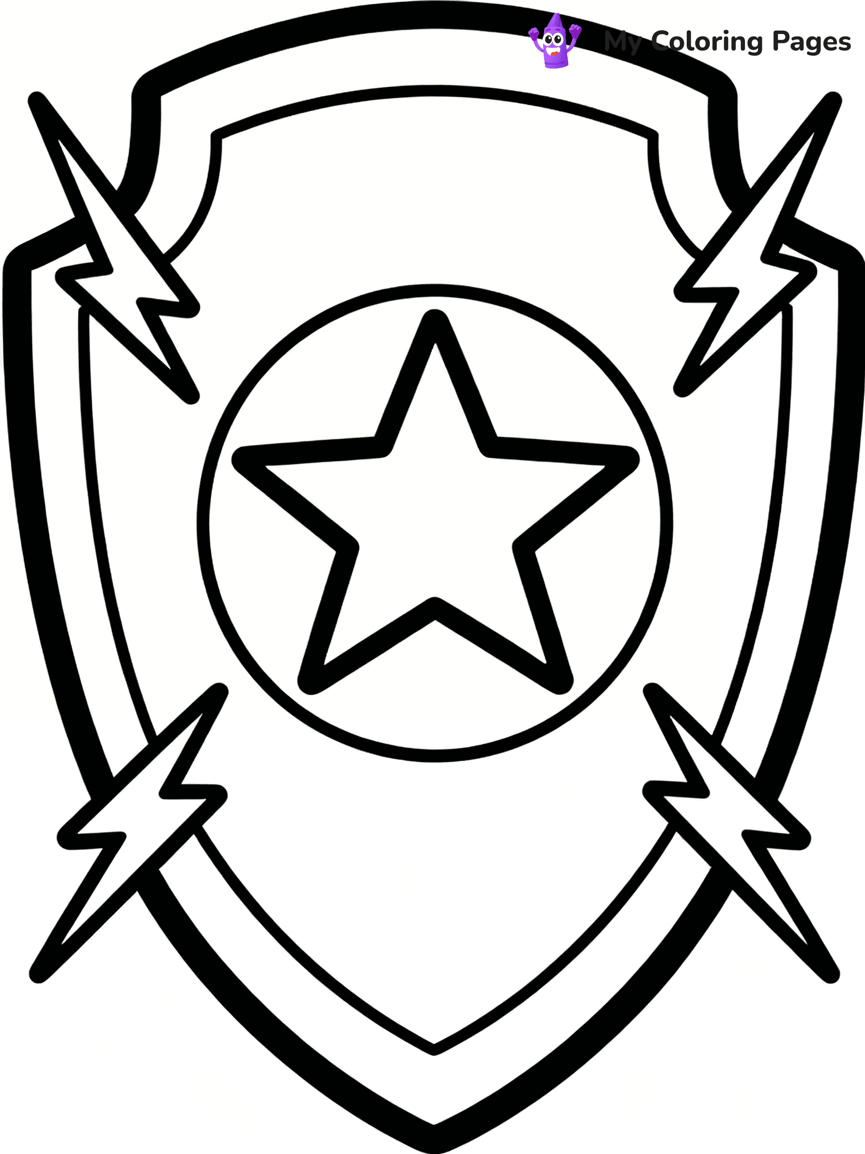 Shield Coloring Pages - 11