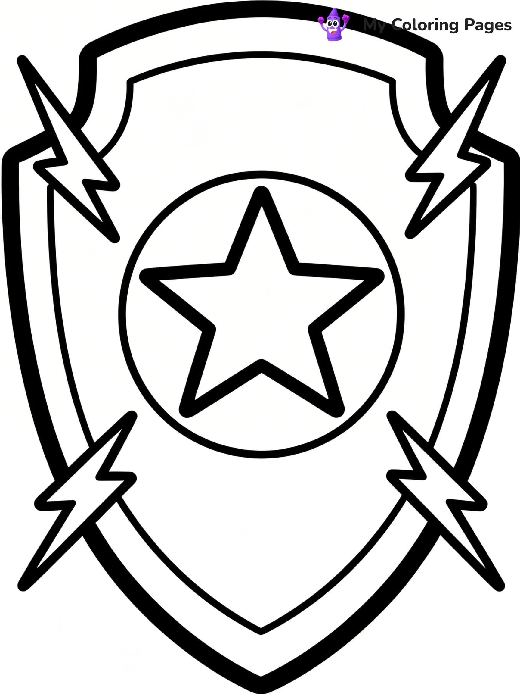 Shield Coloring Pages - 16