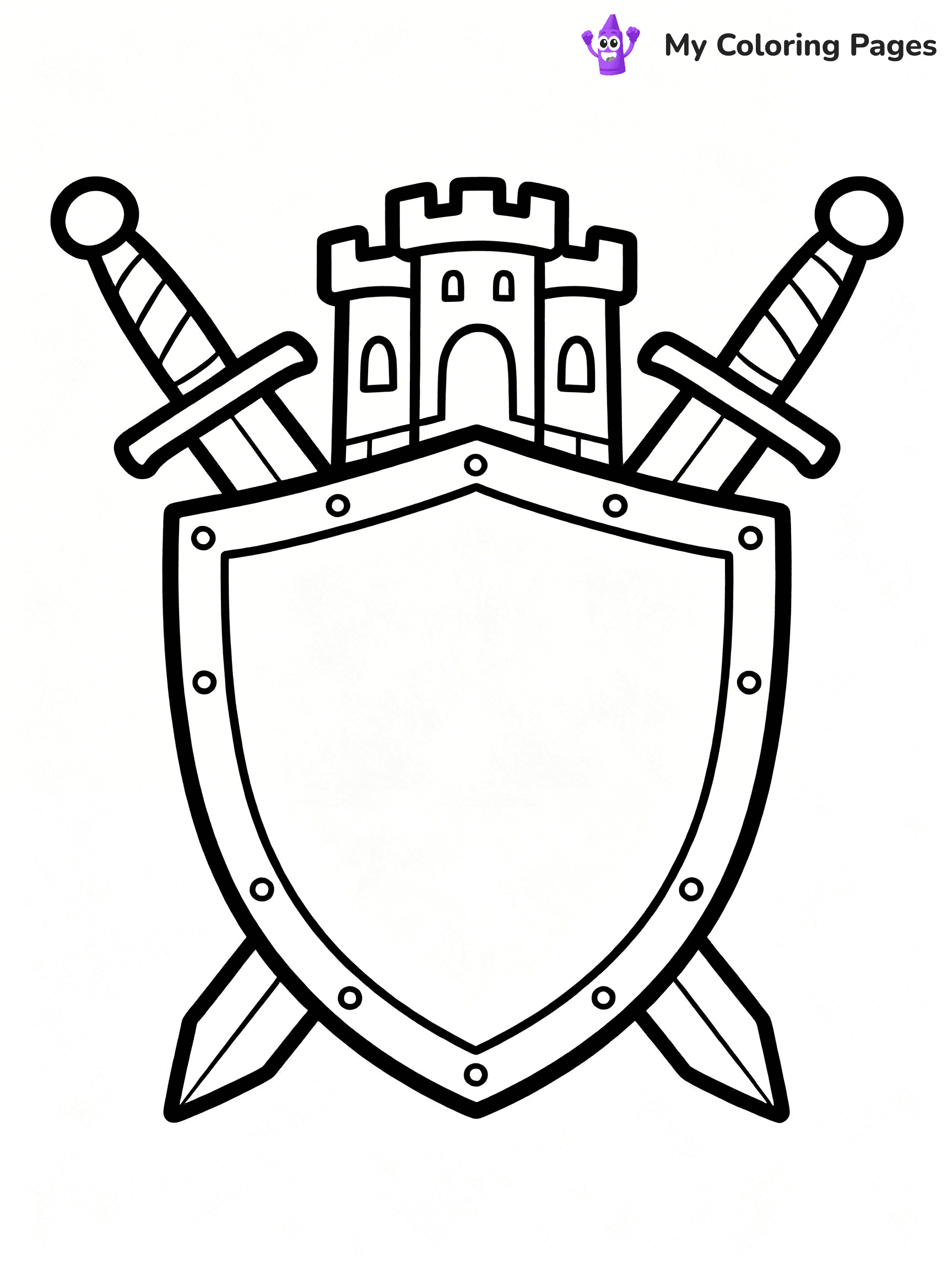 Shield Coloring Pages - 9