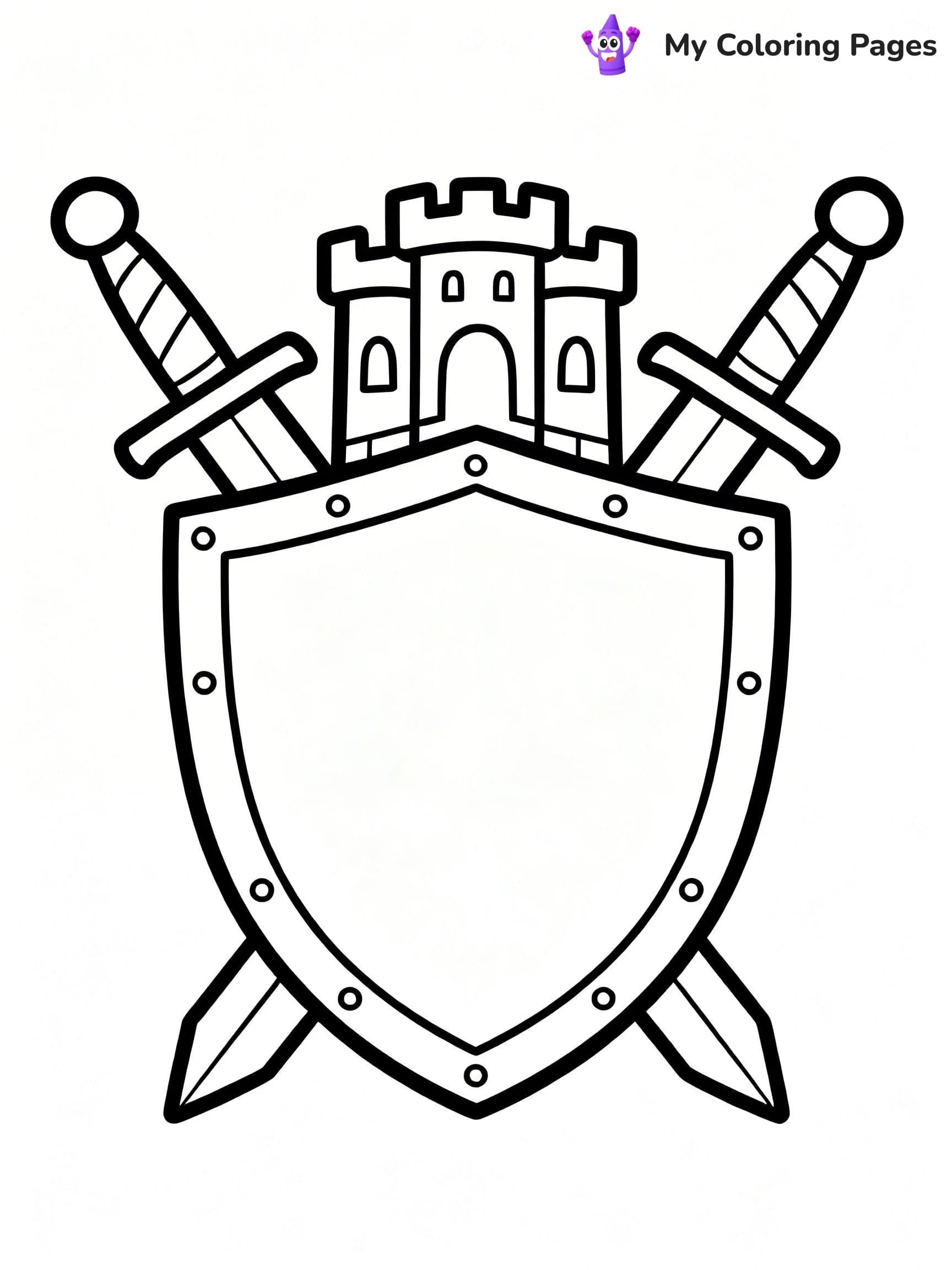 Shield Coloring Pages - 14