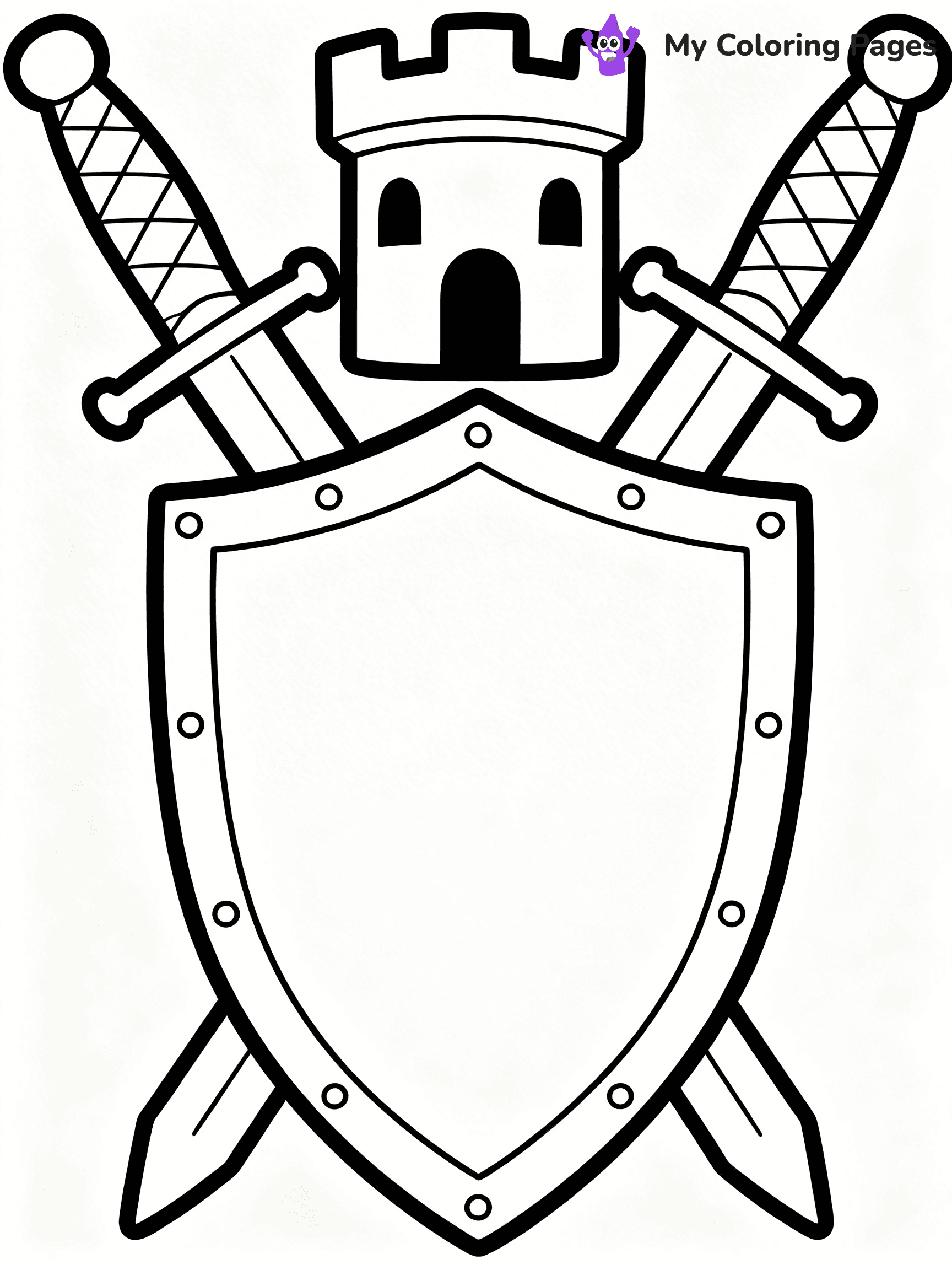 Shield Coloring Pages - 8