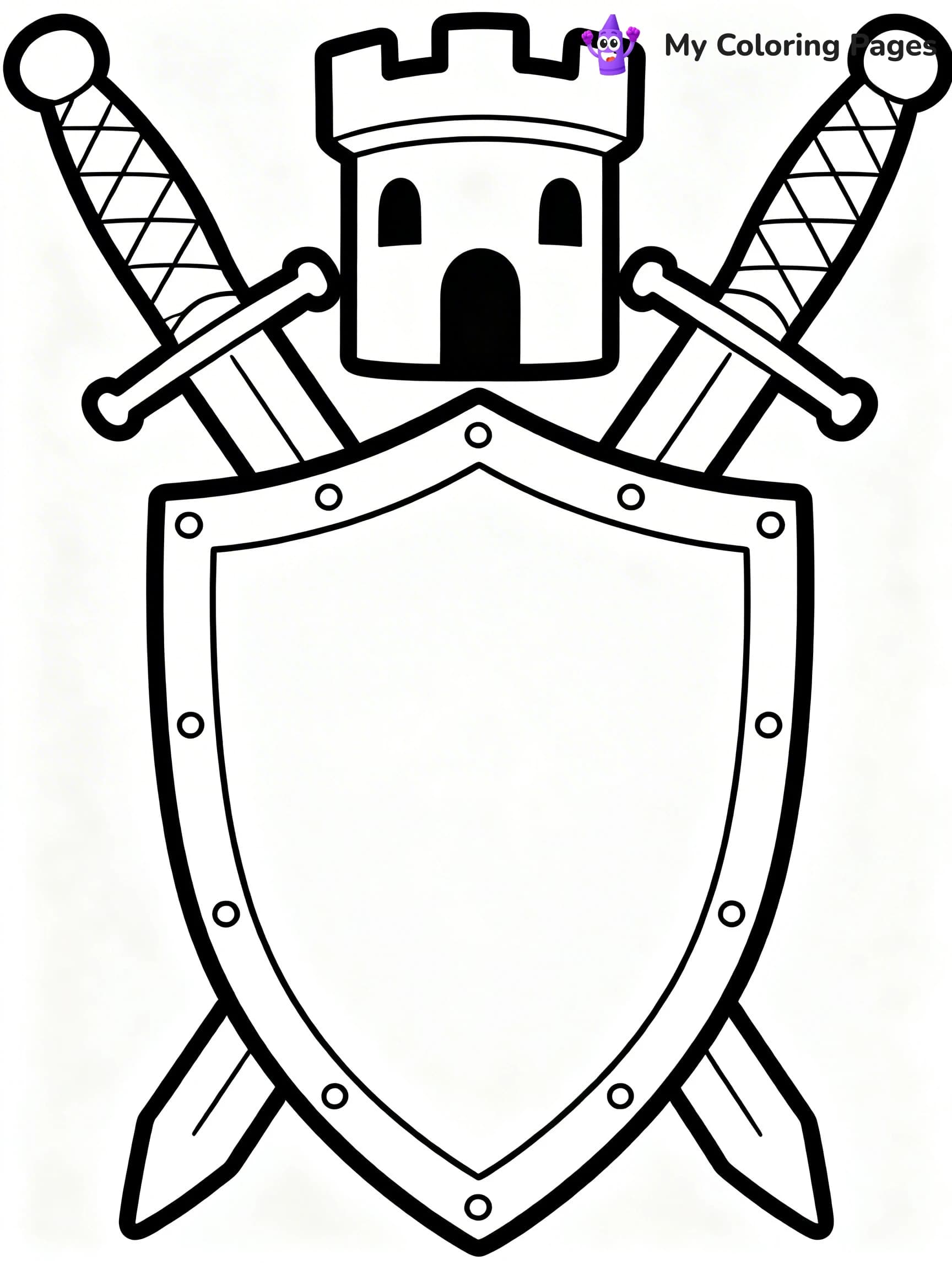 Shield Coloring Pages - 13