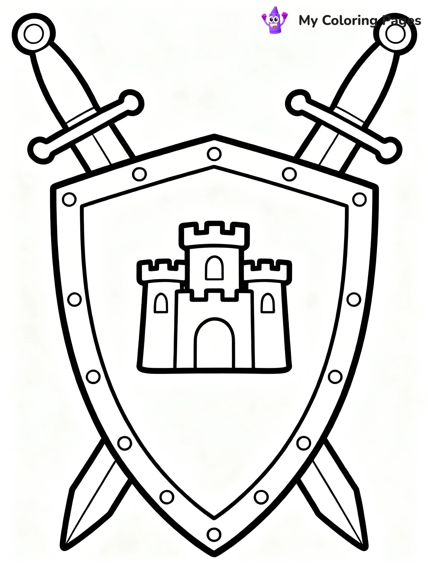 Shield Coloring Pages - 12