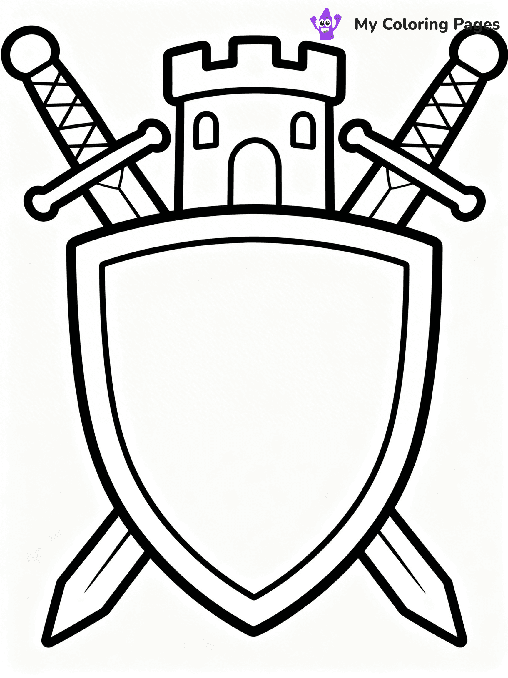 Shield Coloring Pages - 6