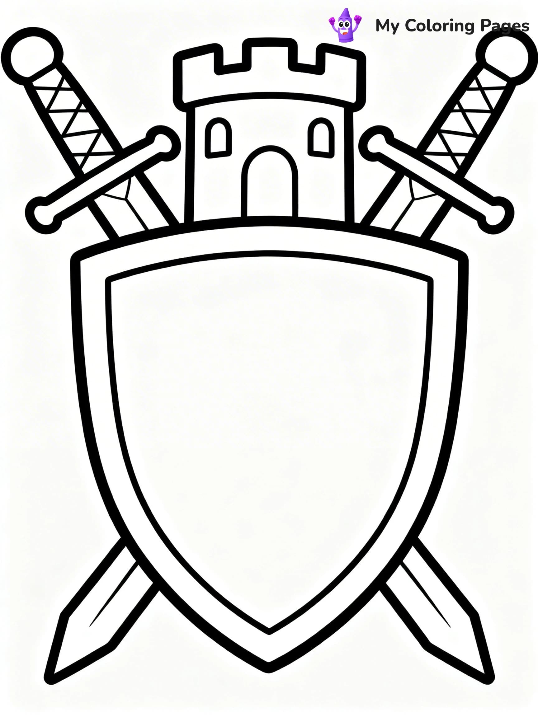 Shield Coloring Pages - 11