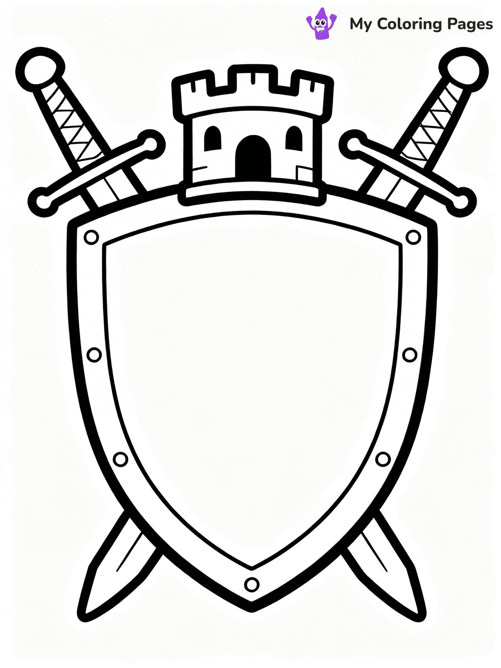 Shield Coloring Pages - 5