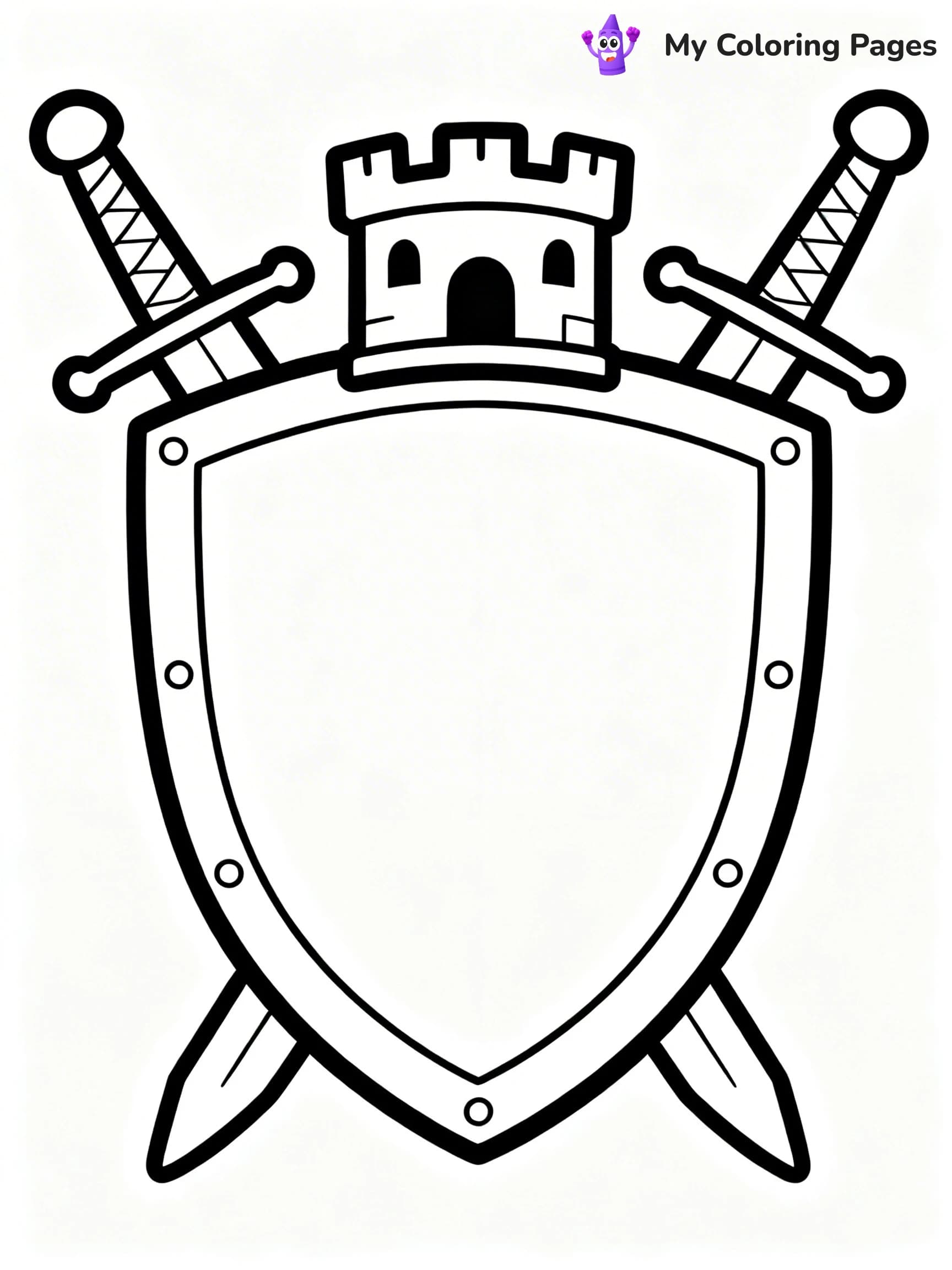 Shield Coloring Pages - 10