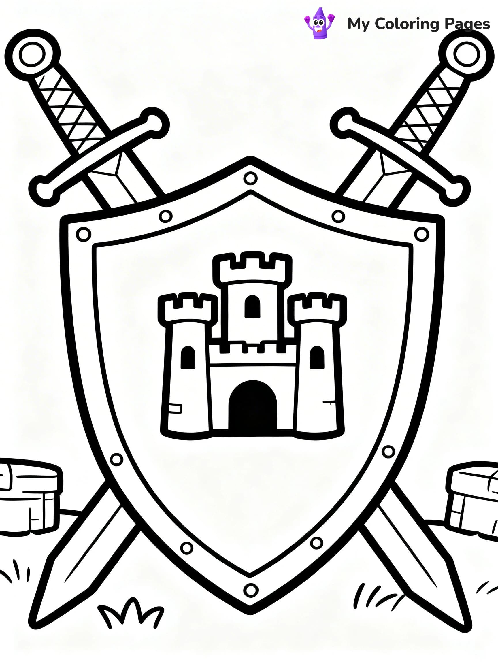 Shield Coloring Pages - 9