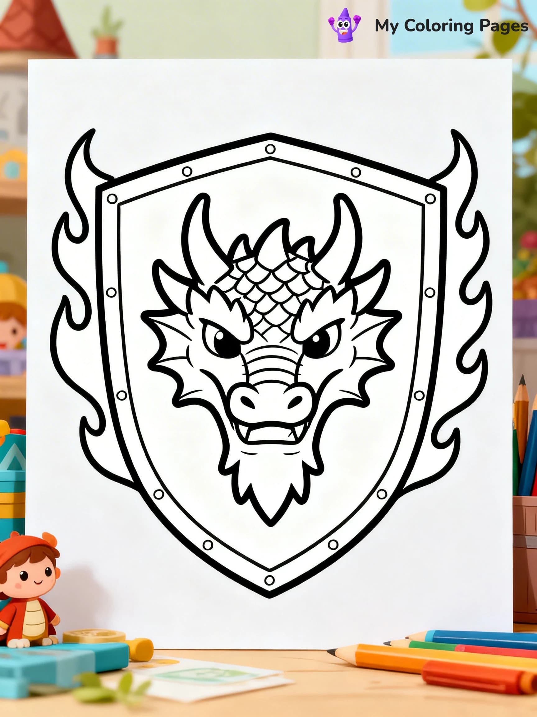 Shield Coloring Pages - 5