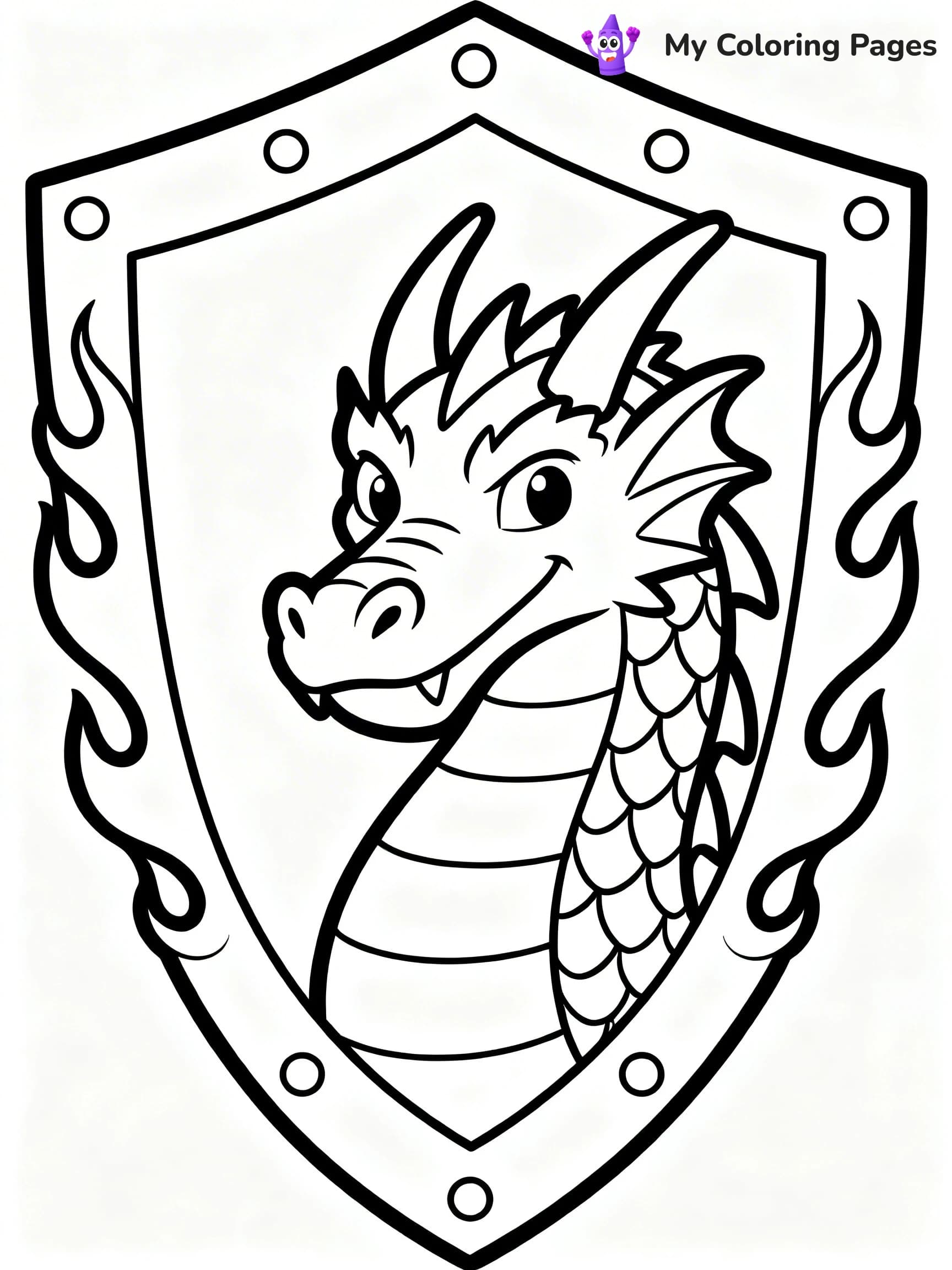 Shield Coloring Pages - 4