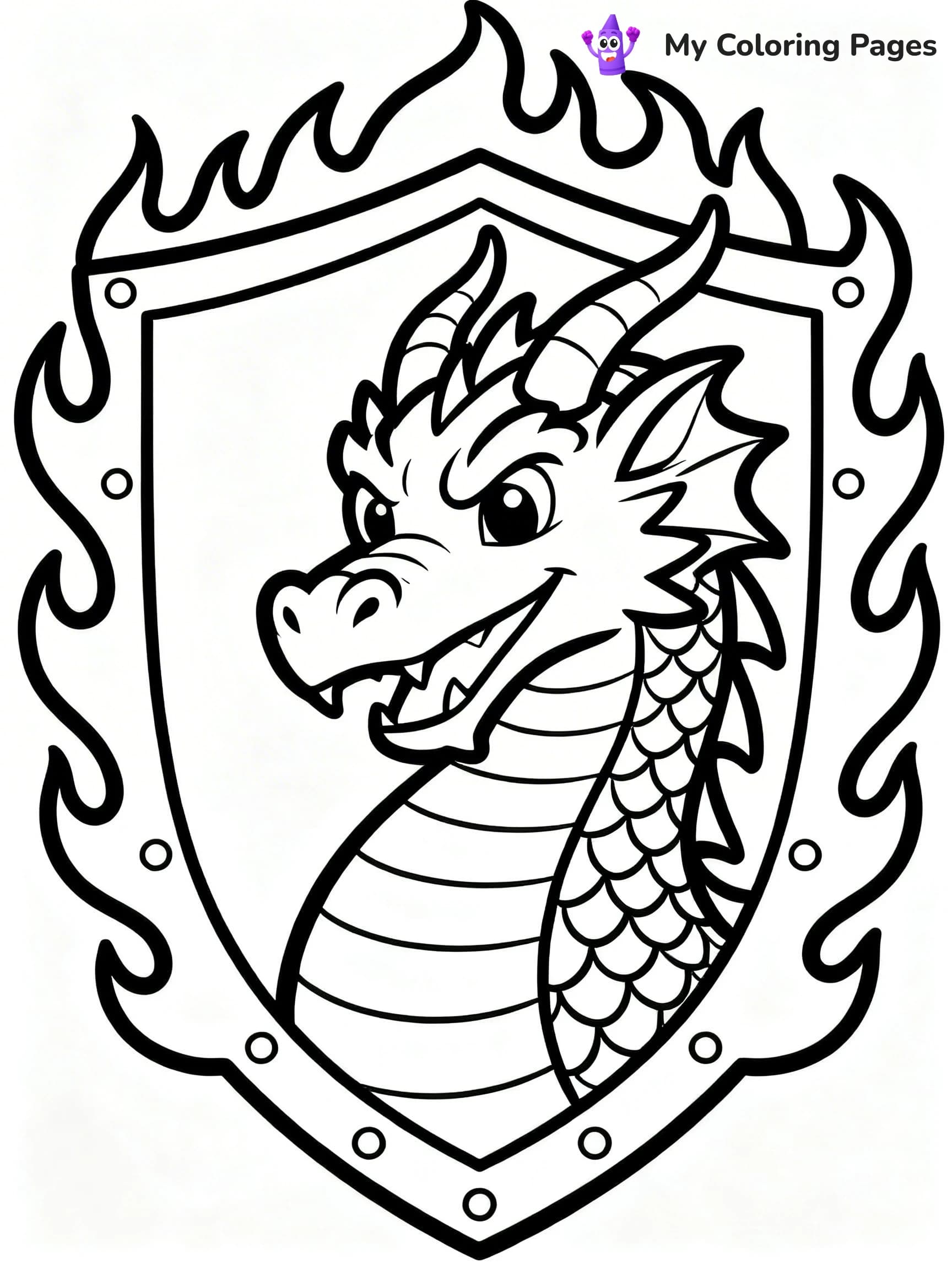 Shield Coloring Pages - 3