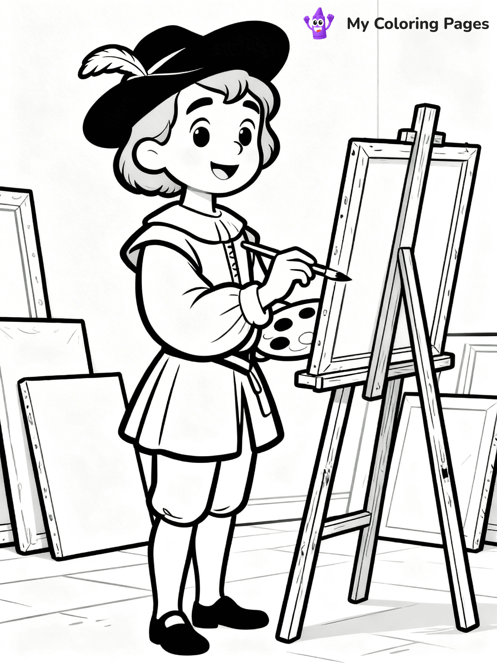 World History Coloring Pages - 9