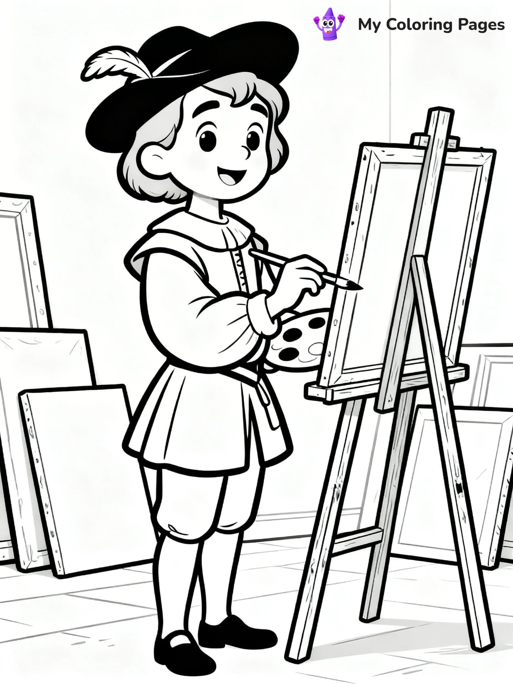 World History Coloring Pages - 9