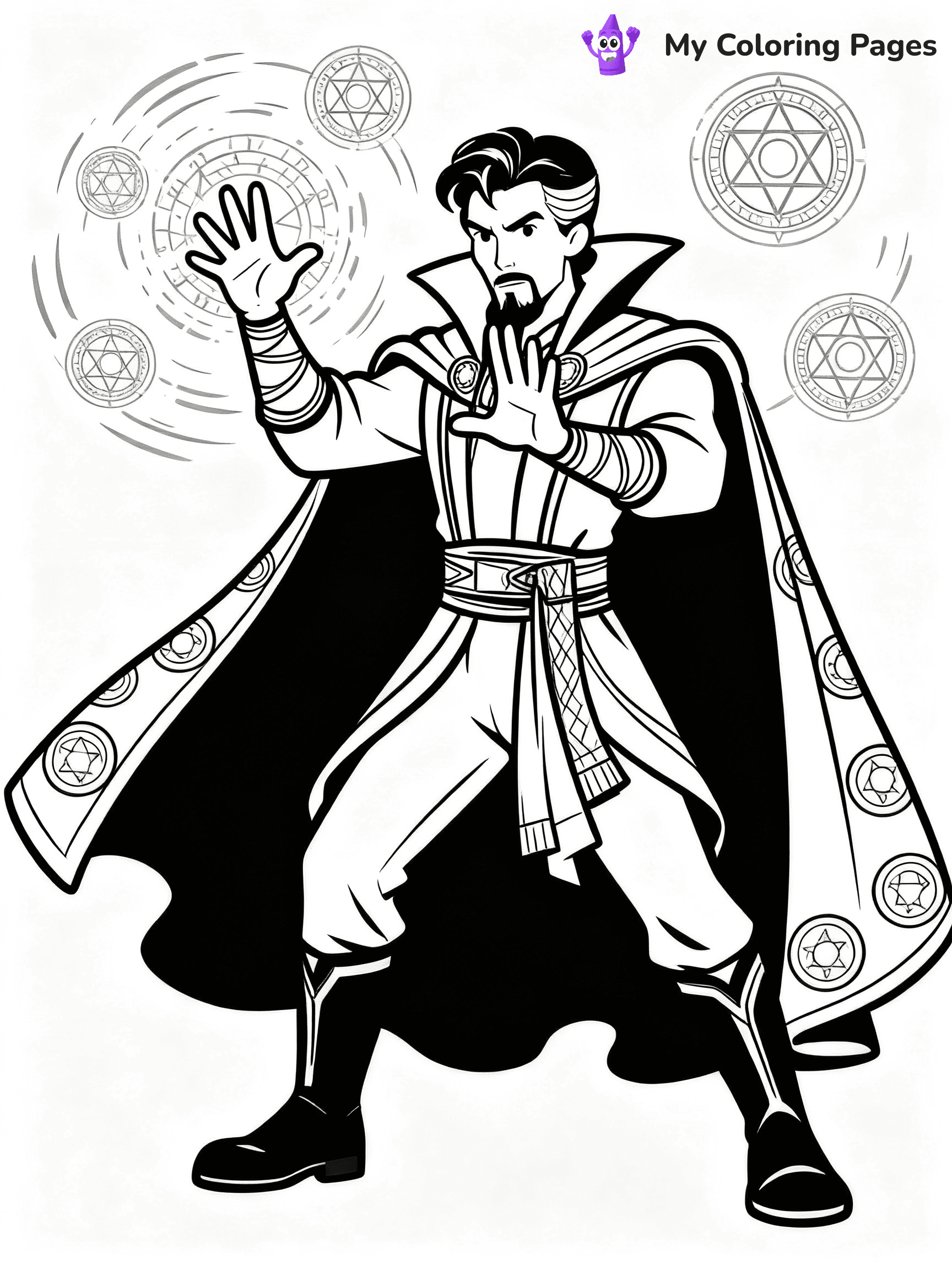 Scarlet Witch Coloring Pages - 23