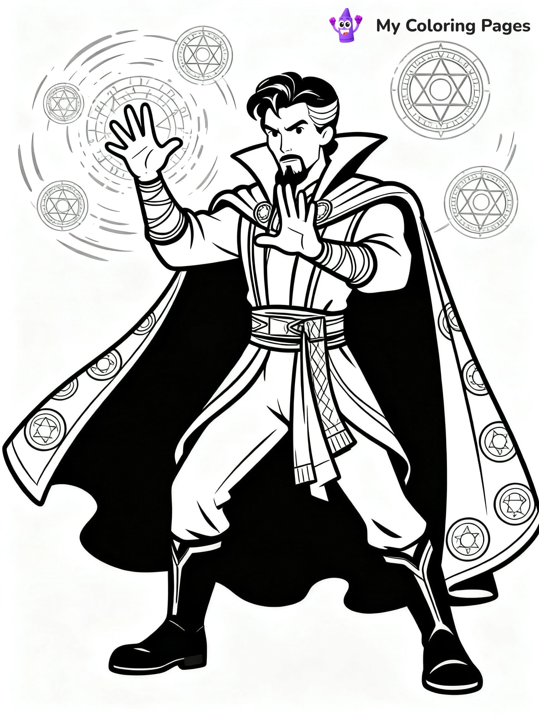 Scarlet Witch Coloring Pages - 23