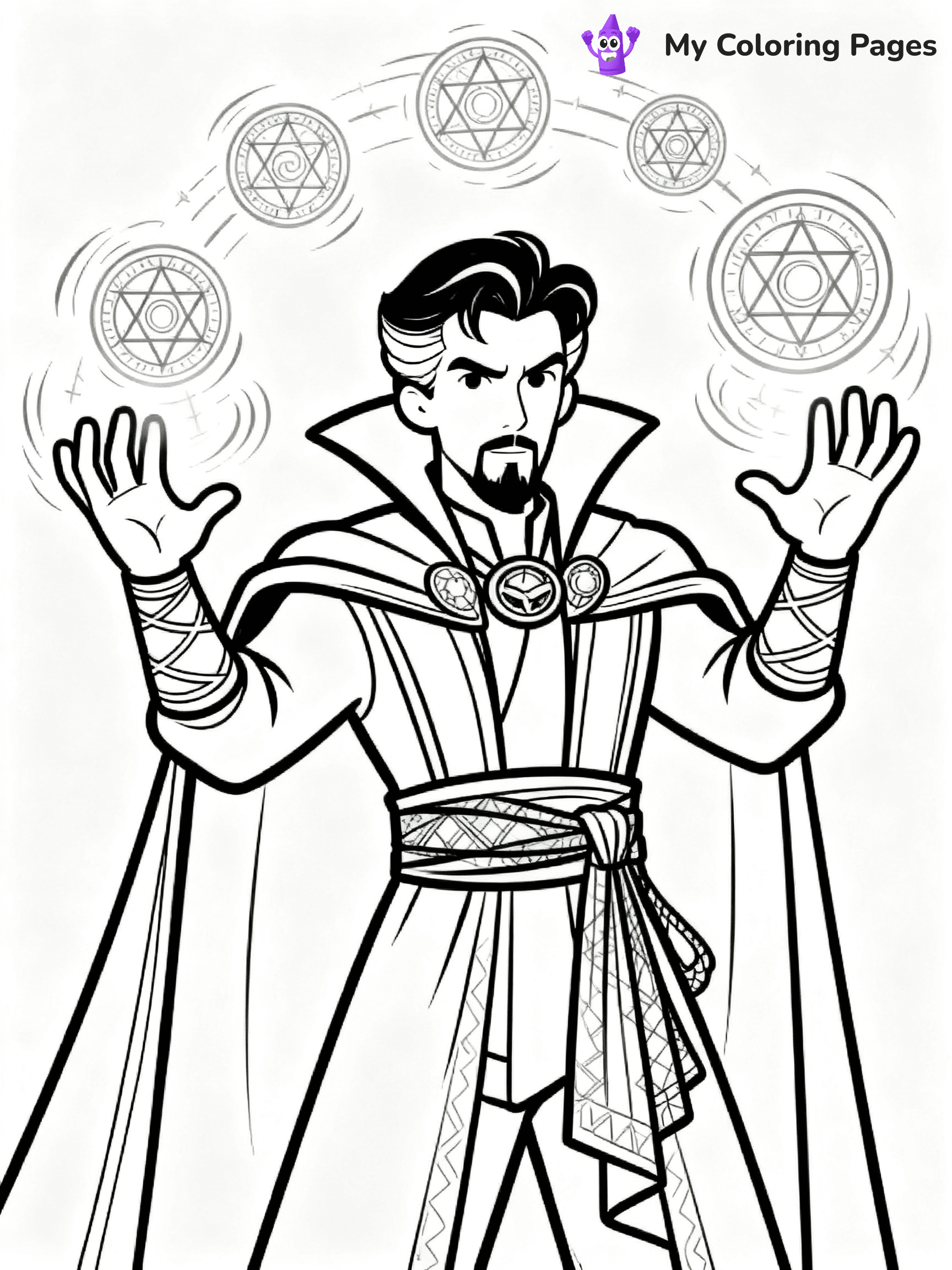 Scarlet Witch Coloring Pages - 22
