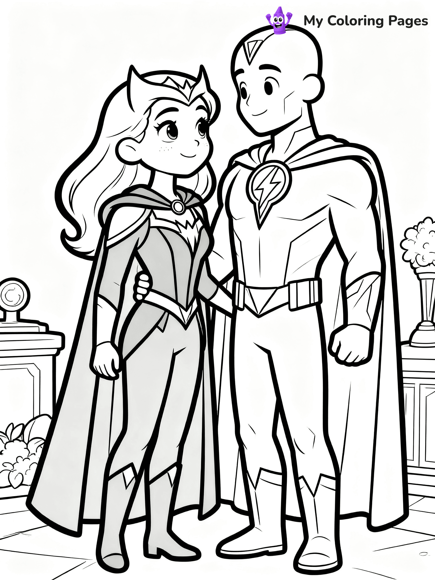Scarlet Witch Coloring Pages - 14