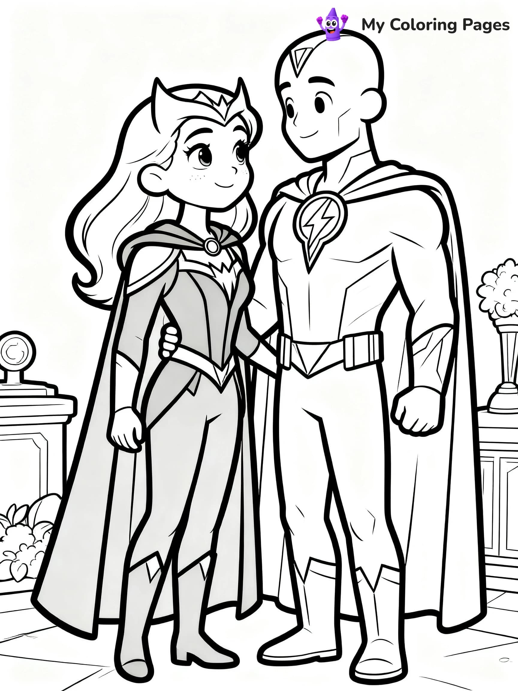 Scarlet Witch Coloring Pages - 14