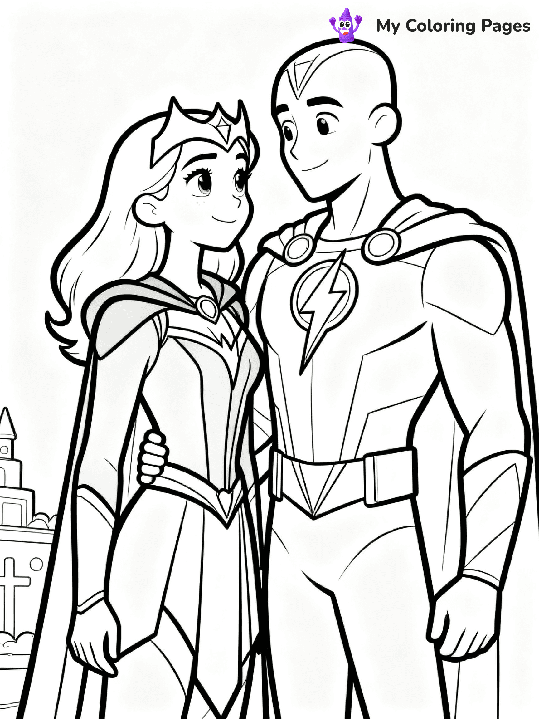 Scarlet Witch Coloring Pages - 12