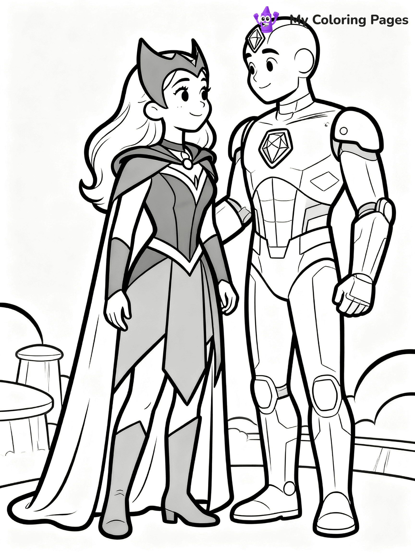 Scarlet Witch Coloring Pages - 11