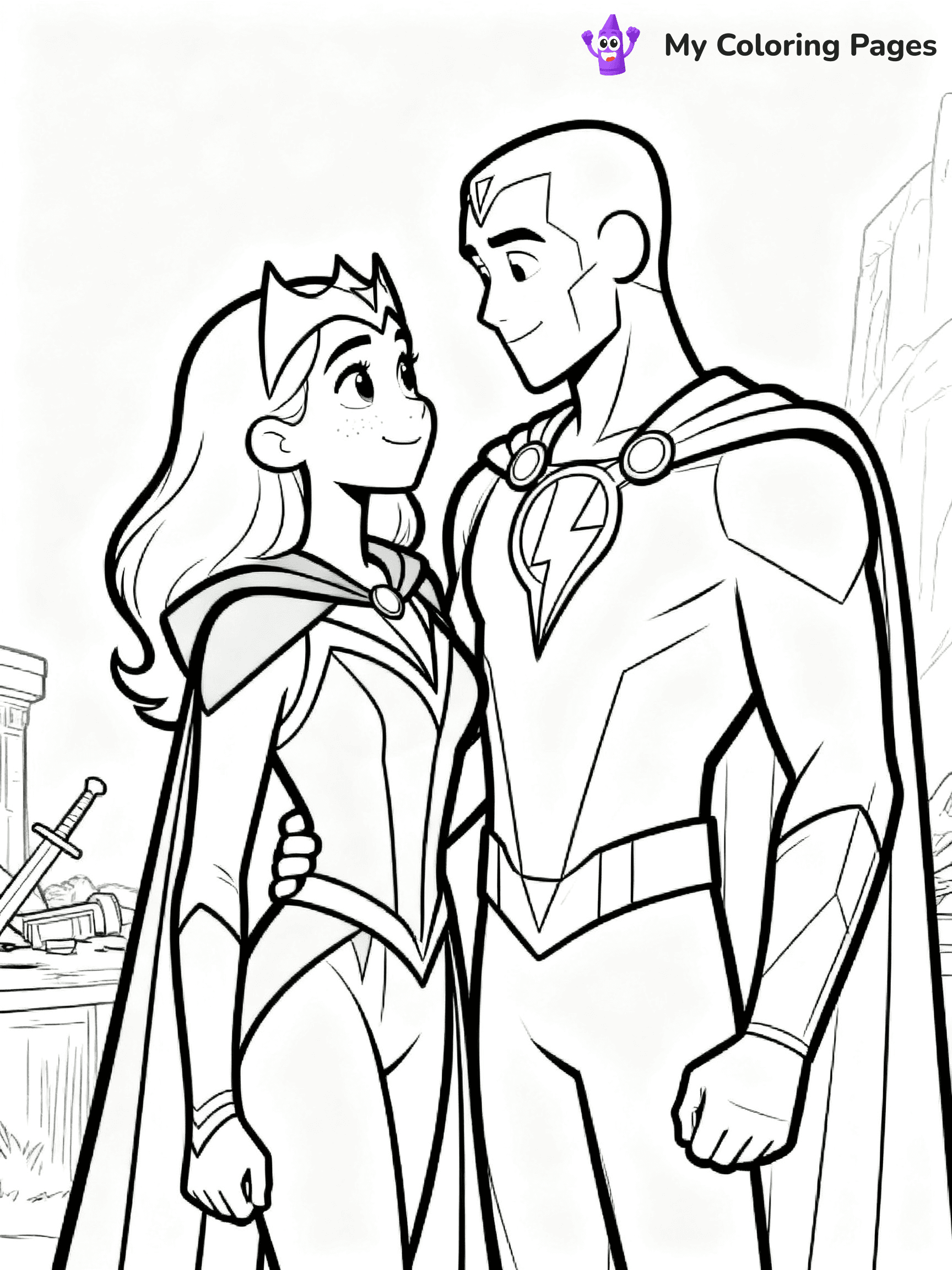 Scarlet Witch Coloring Pages - 10