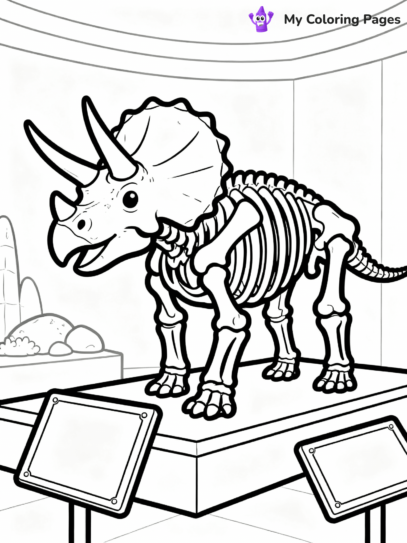 Triceratops Coloring Pages - 25