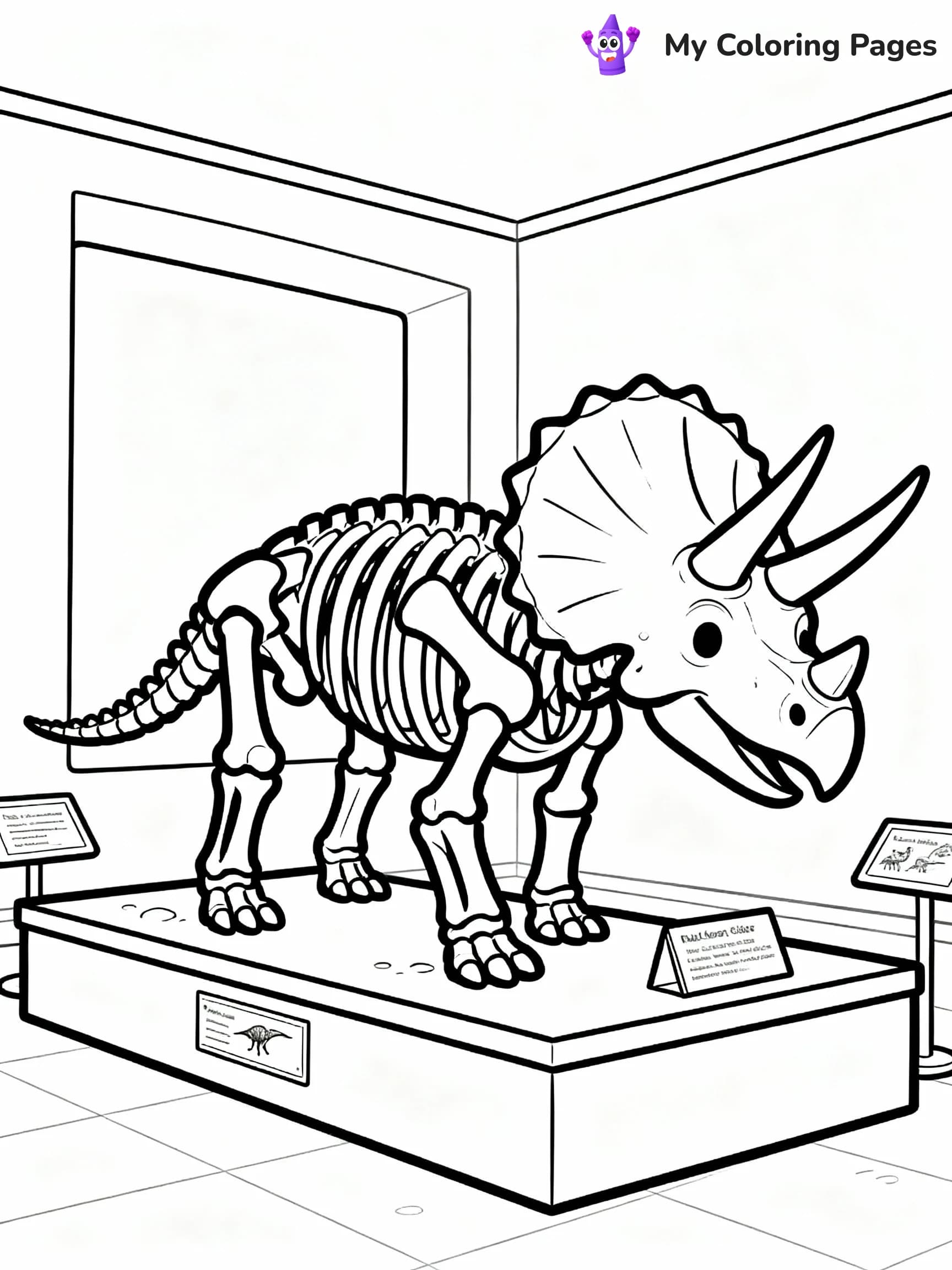 Triceratops Coloring Pages - 24