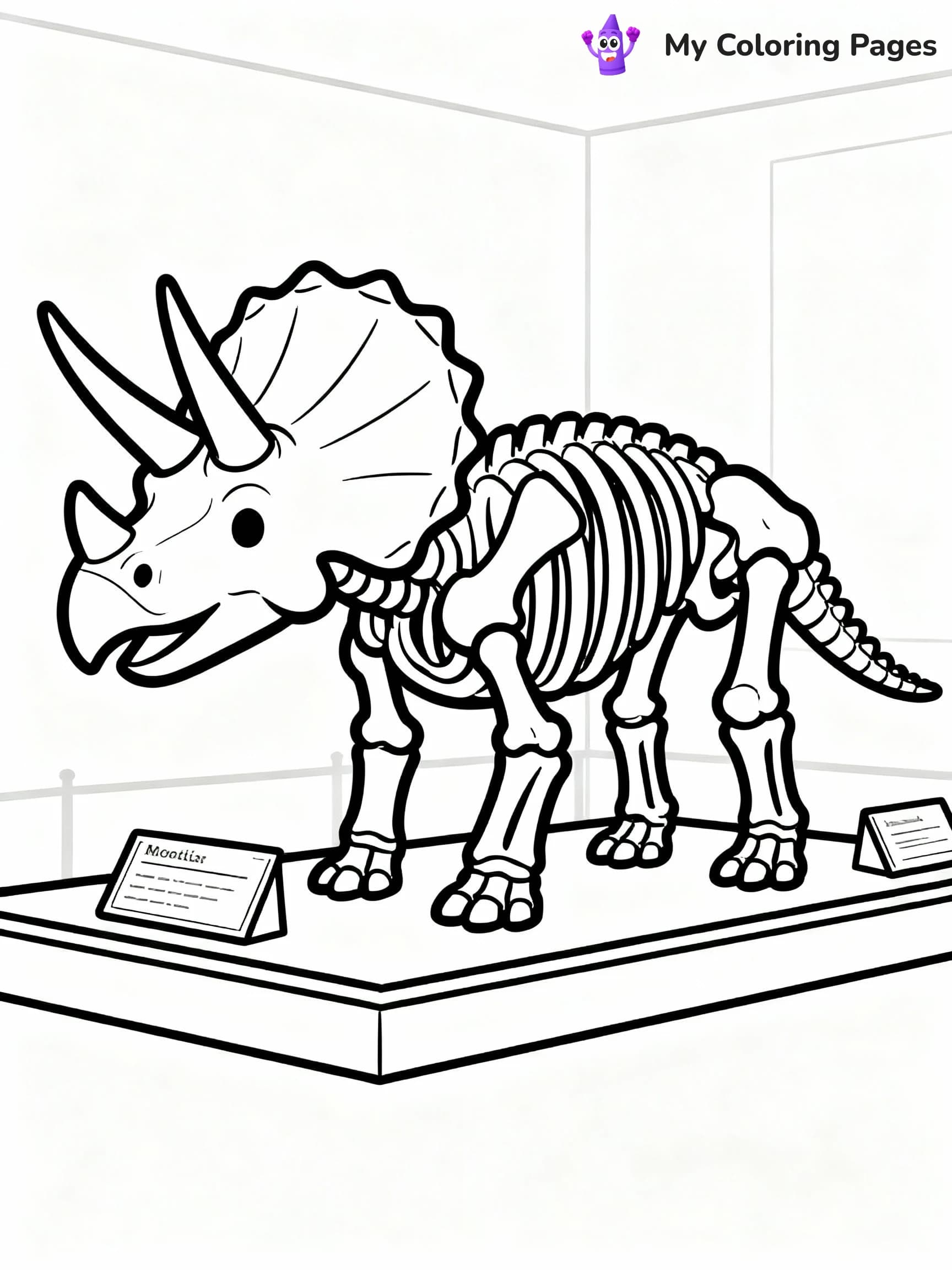 Triceratops Coloring Pages - 21