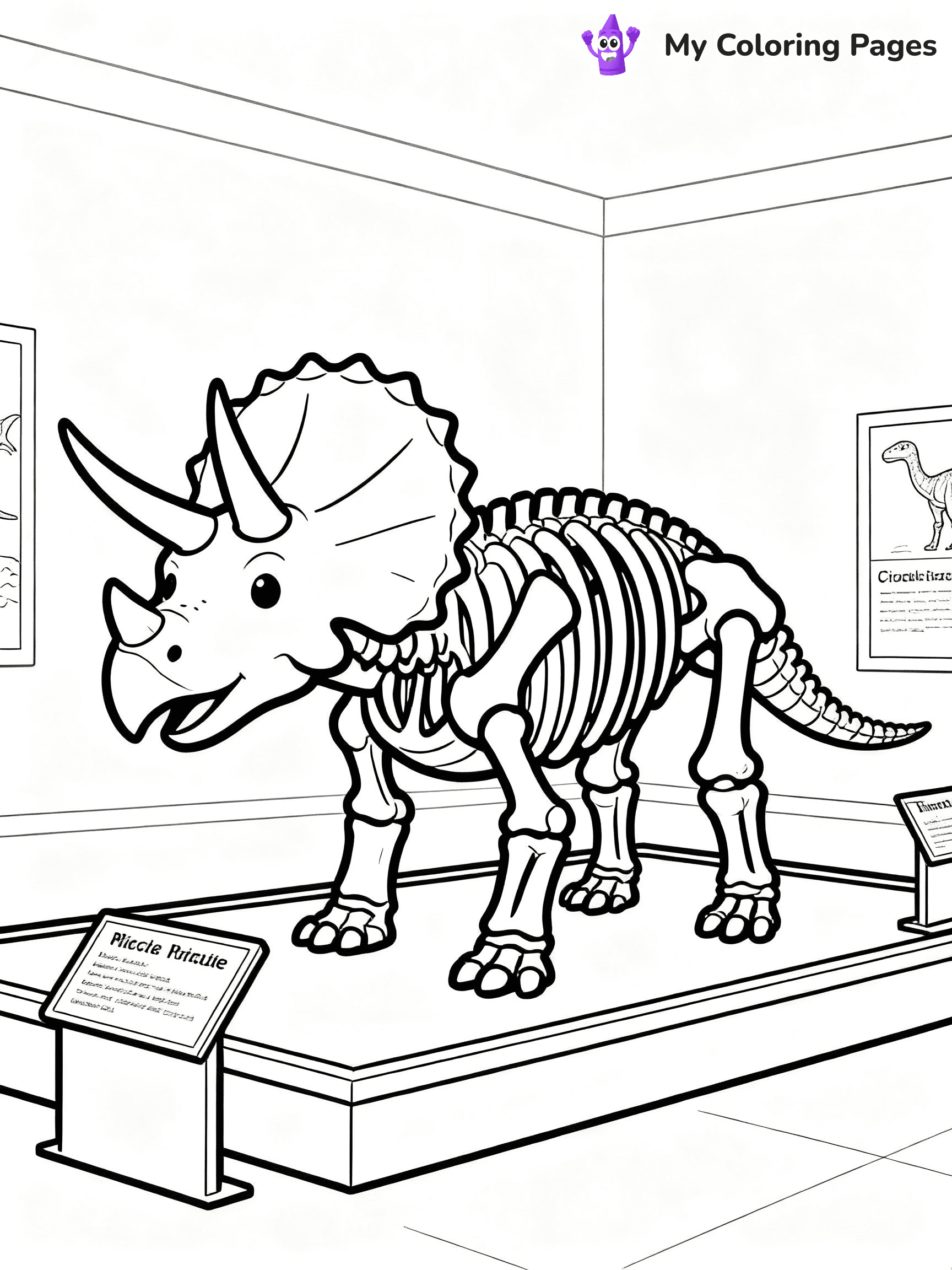 Triceratops Coloring Pages - 20