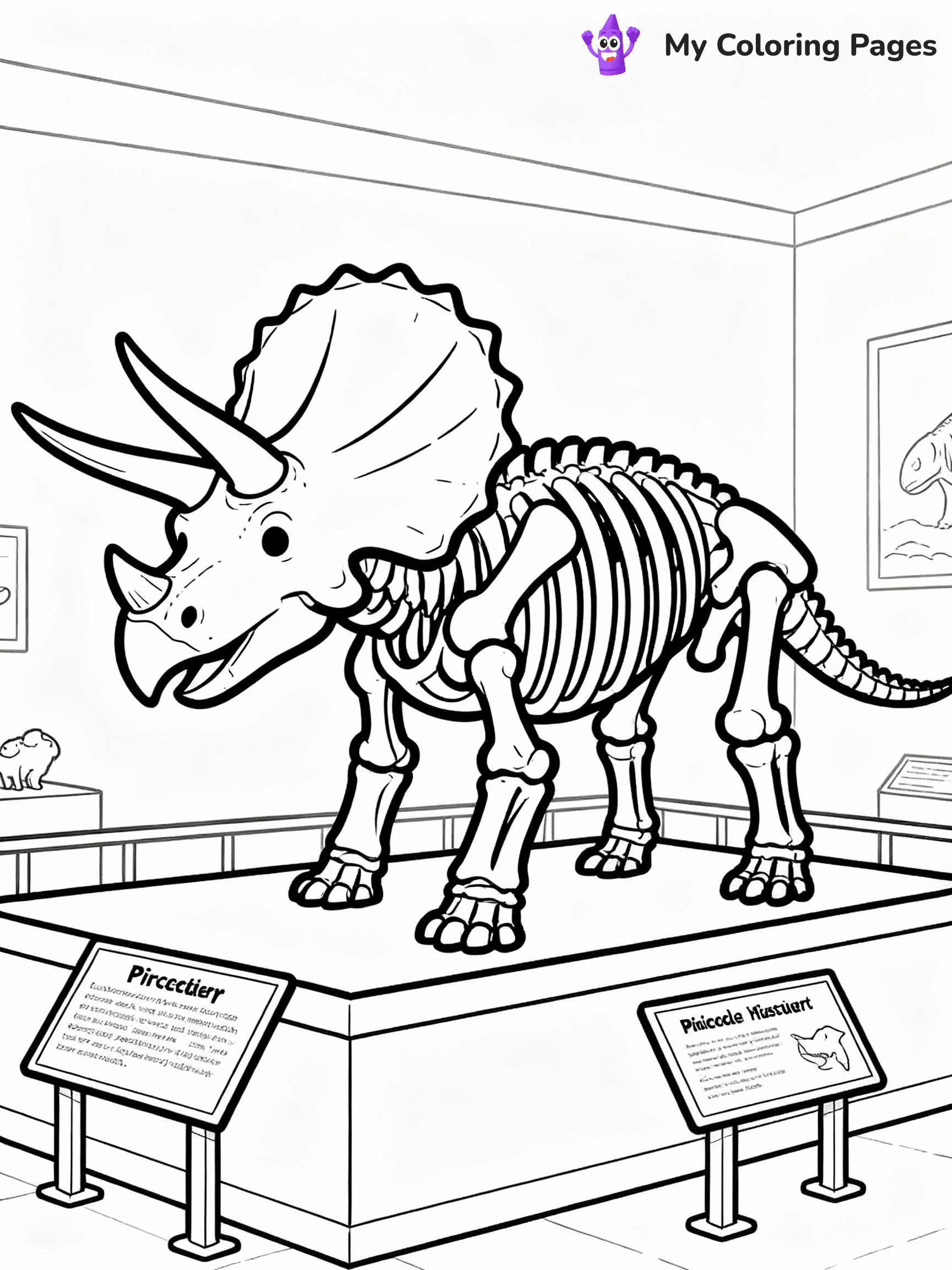 Triceratops Coloring Pages - 19
