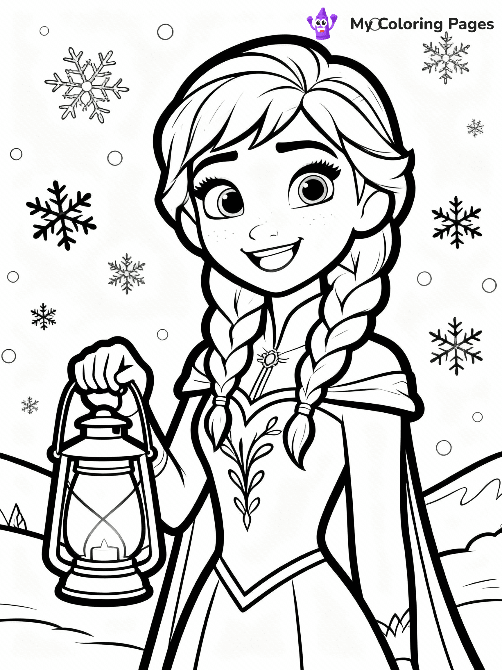 Anna Coloring Pages - 25