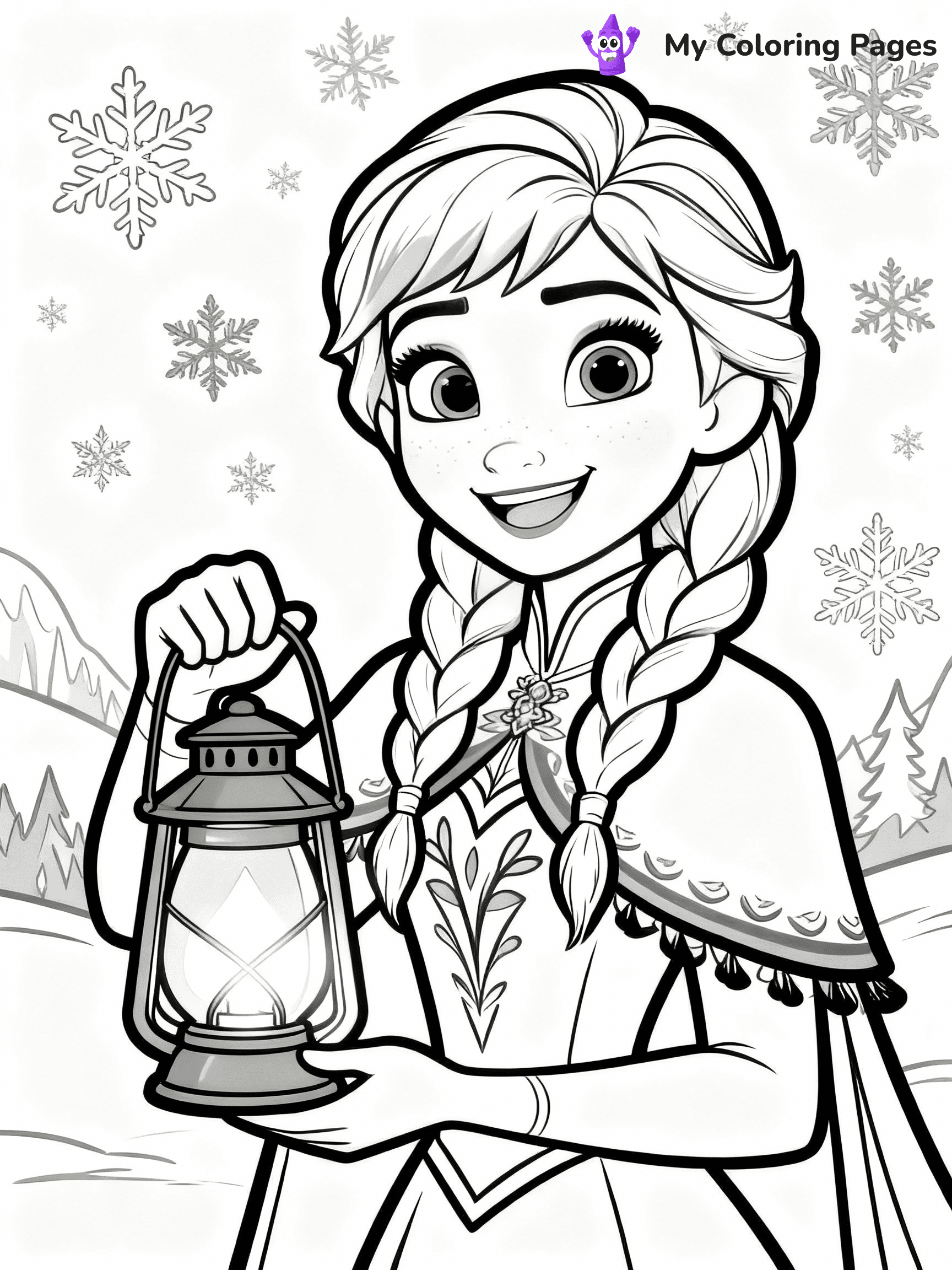 Anna Coloring Pages - 23